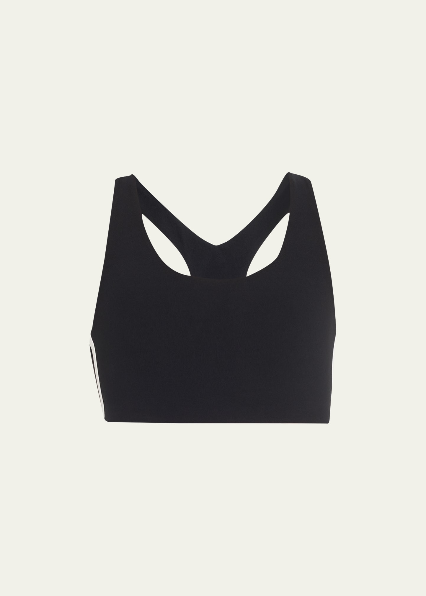 Ella Airweight striped stretch sports bra