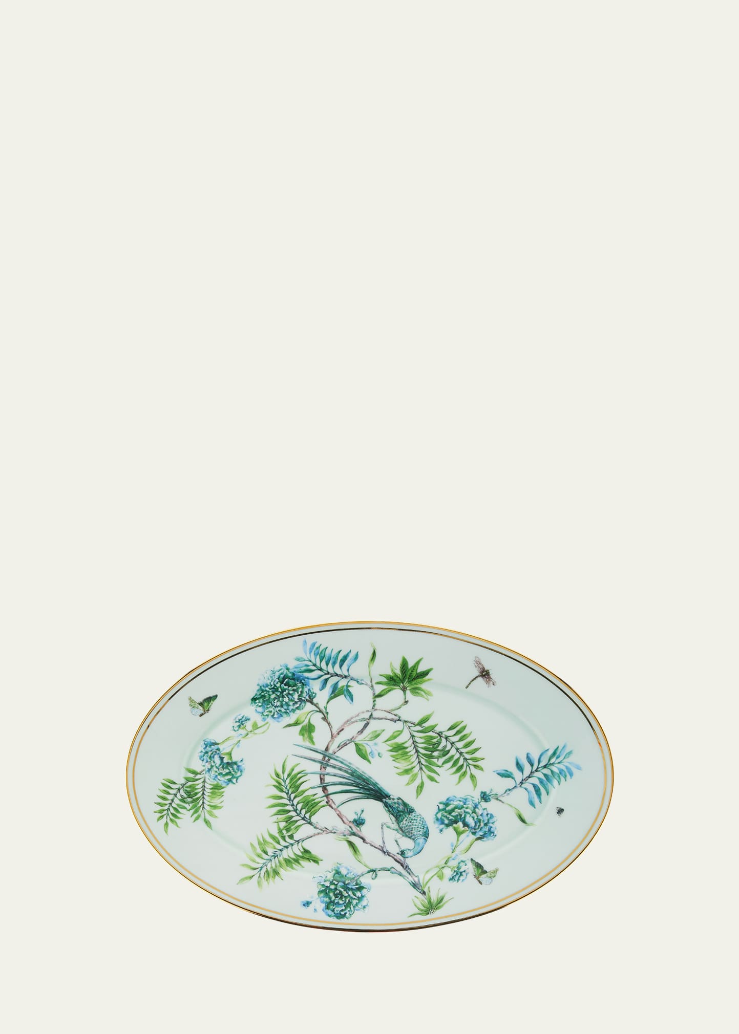 Aquazzura Casa Secret Garden Oval Platter