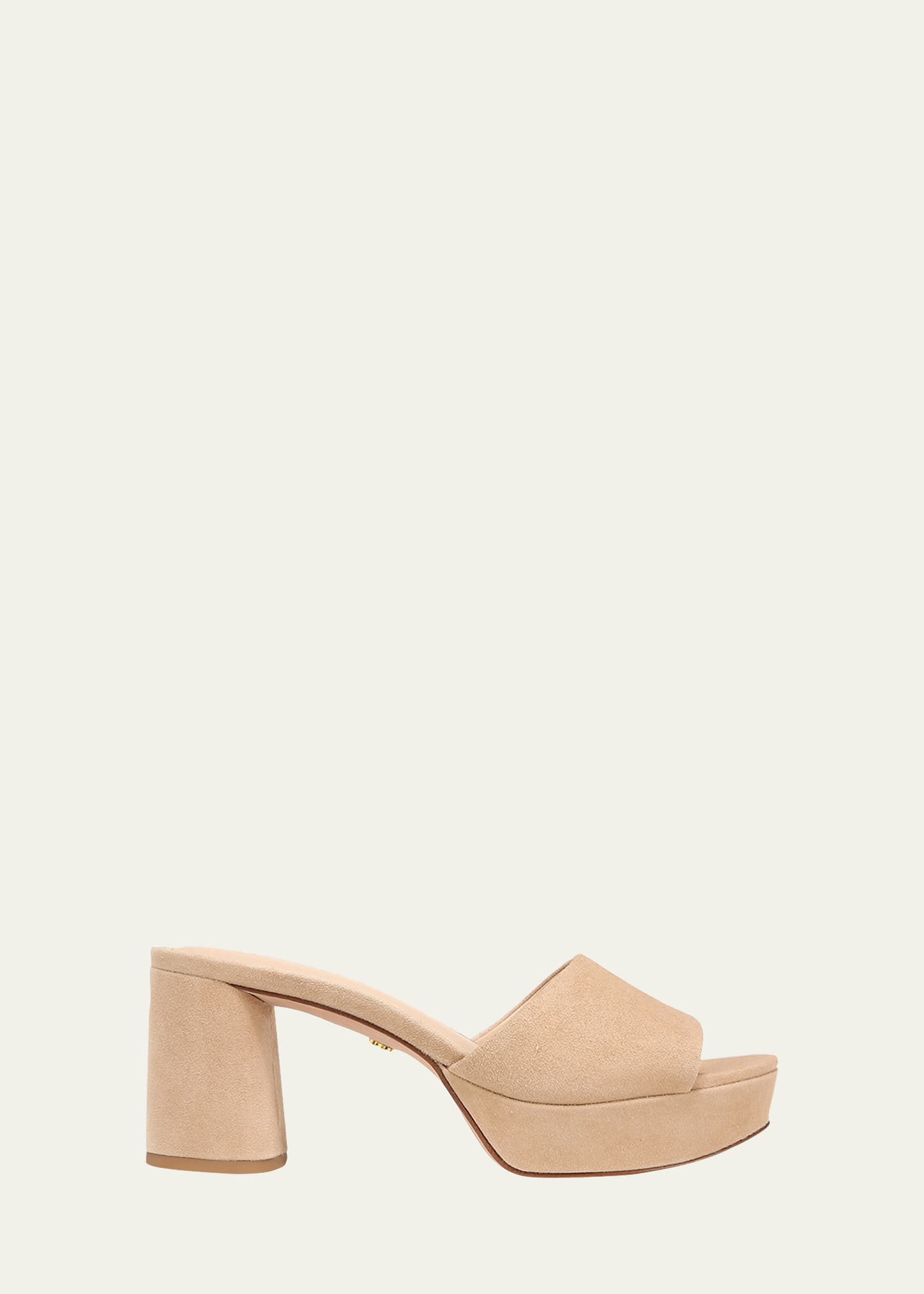 Shop Veronica Beard Daliplatlow Suede Mule Sandals