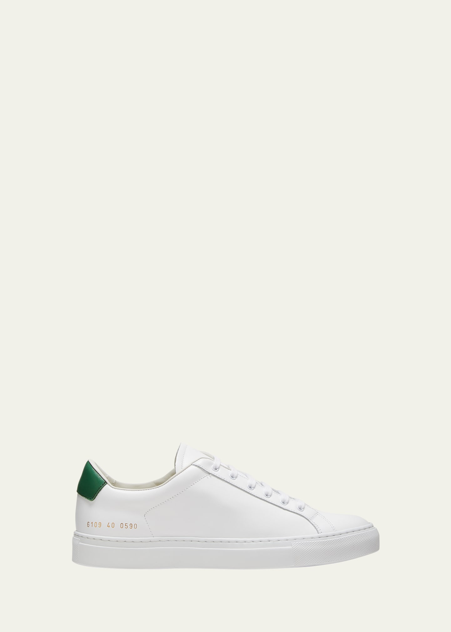 COMMON PROJECTS RETRO BICOLOR LEATHER LOW-TOP SNEAKERS
