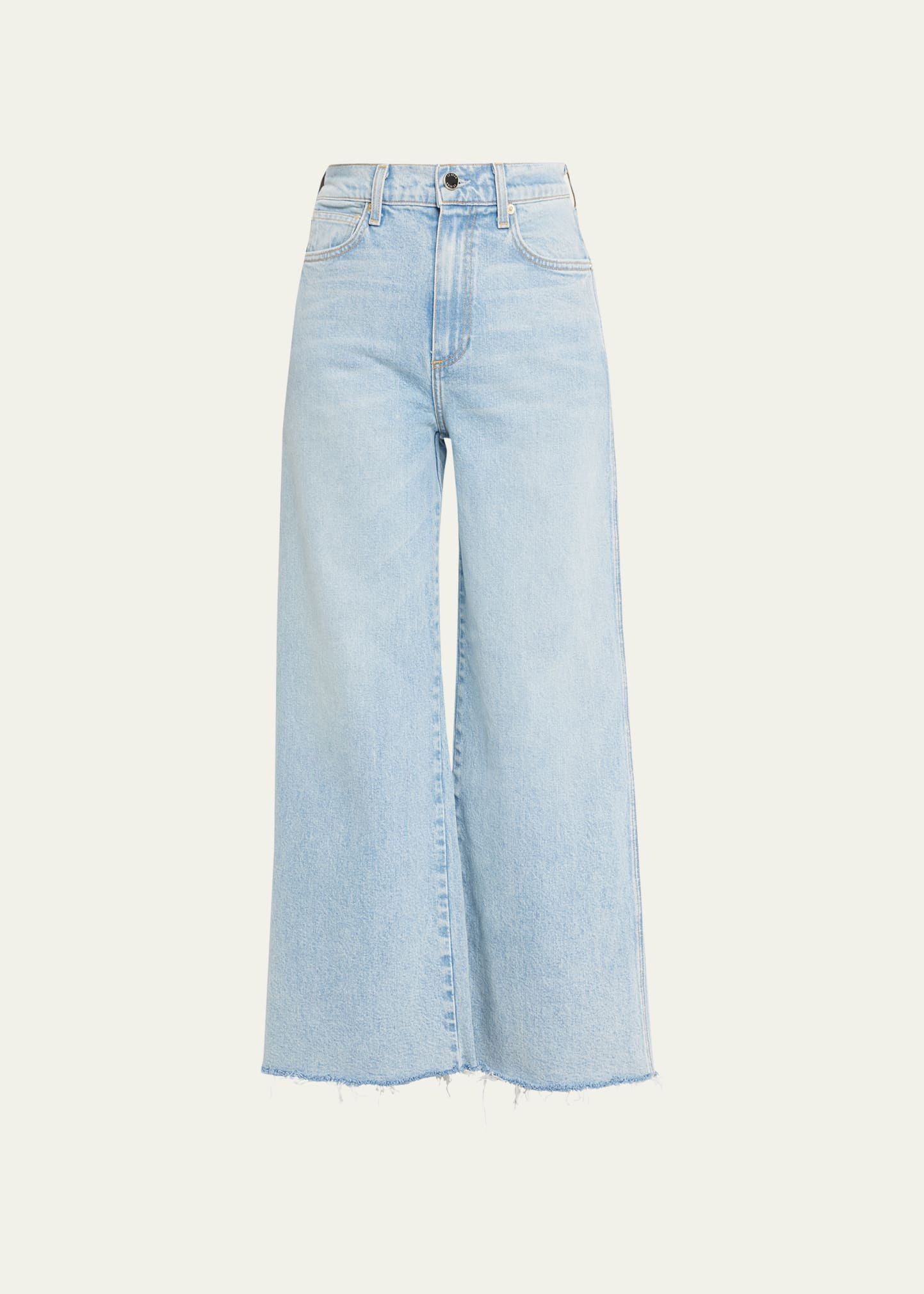 Juliette Wide Raw Hem Jeans