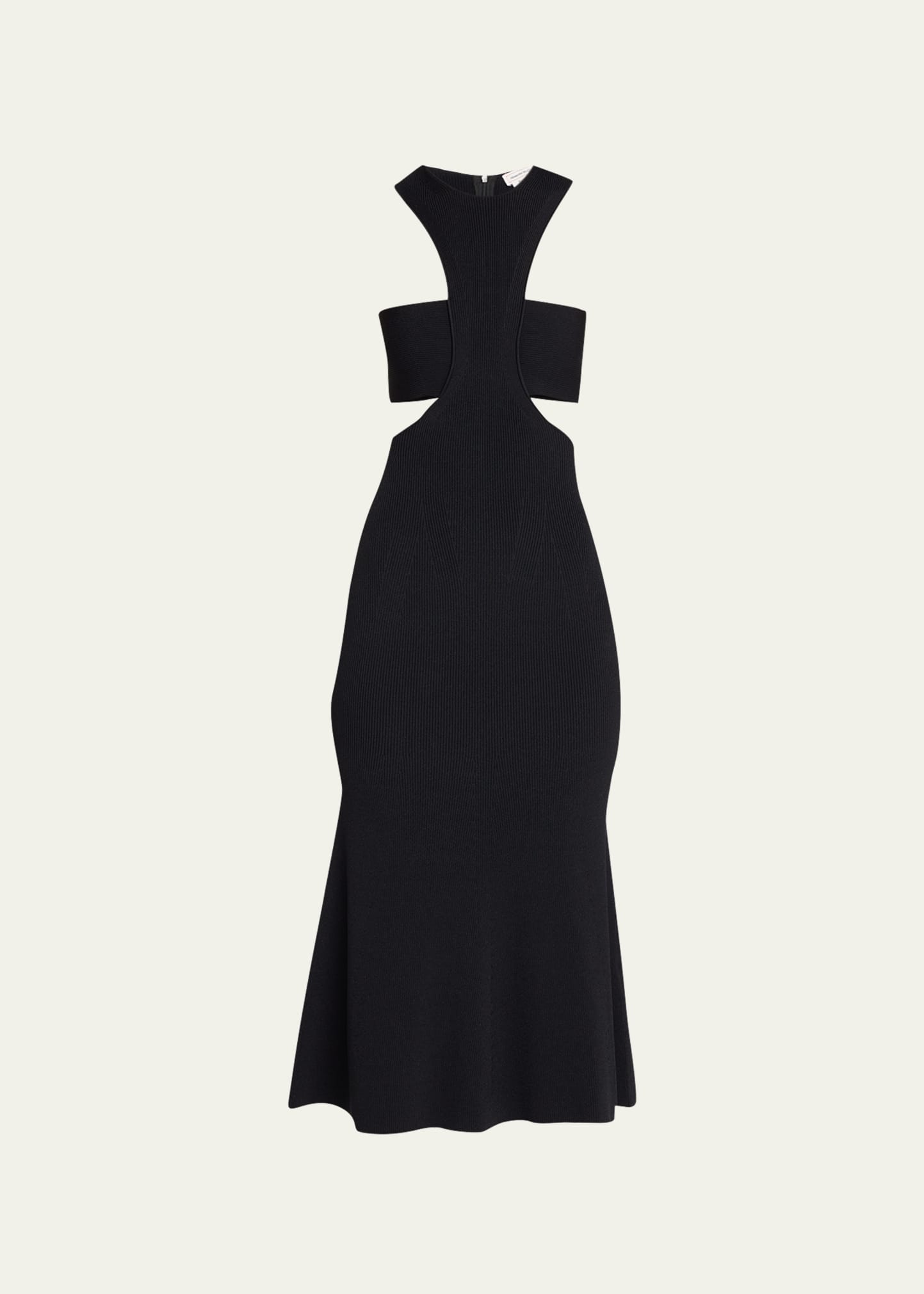 ALEXANDRA CUTOUT DRESS-BLACK/WHITE