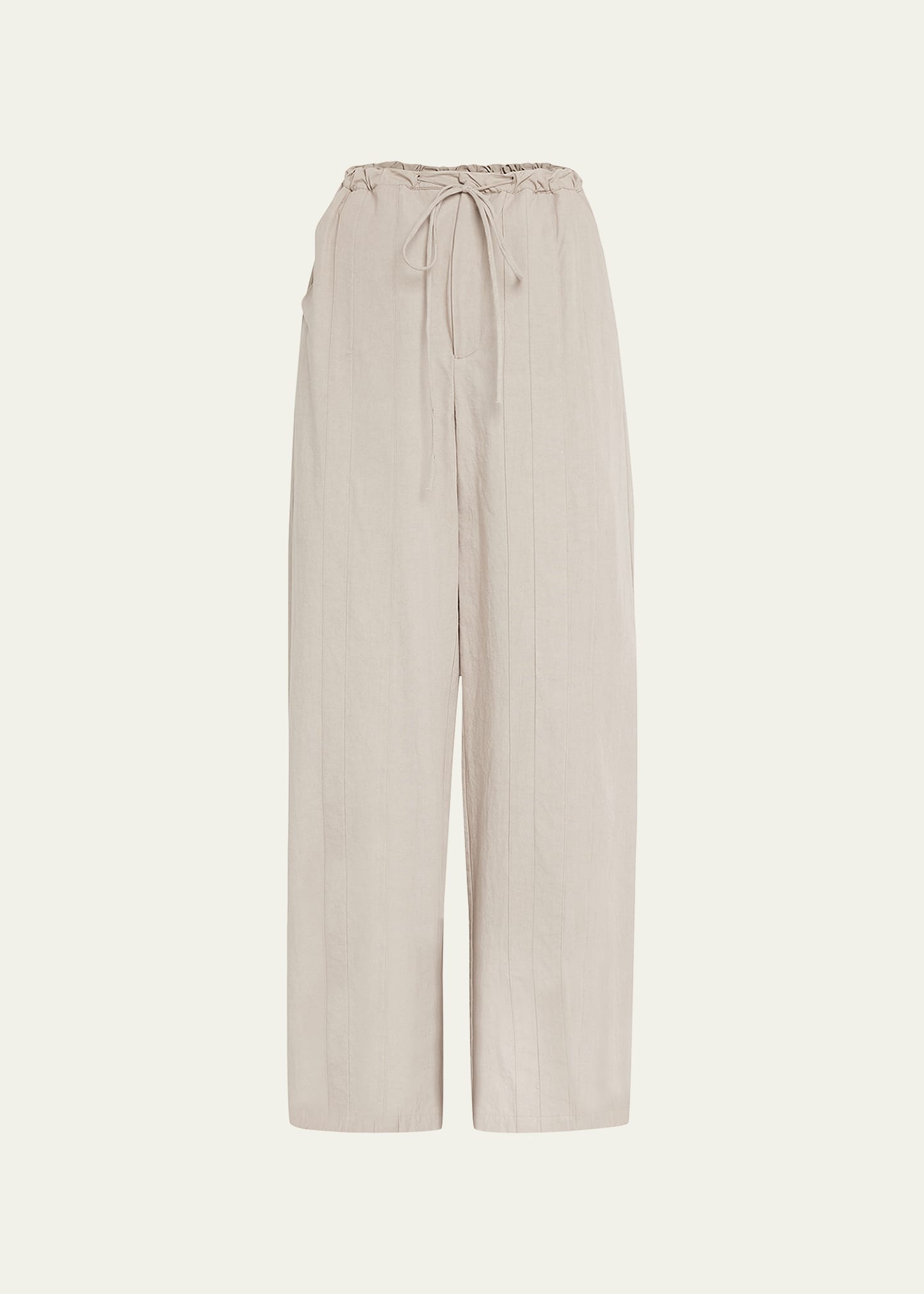 Multi Panelled Straight-Leg Pants