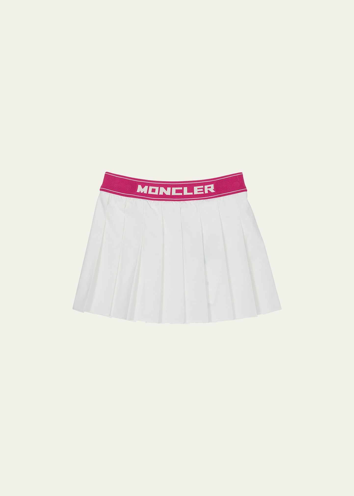 MONCLER GIRL'S LOGO-TAPE WAISTBAND SKIRT