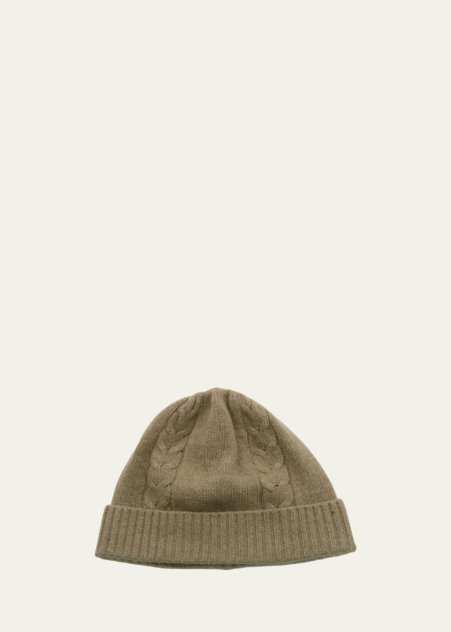 Men's Cable-Knit Beanie Hat