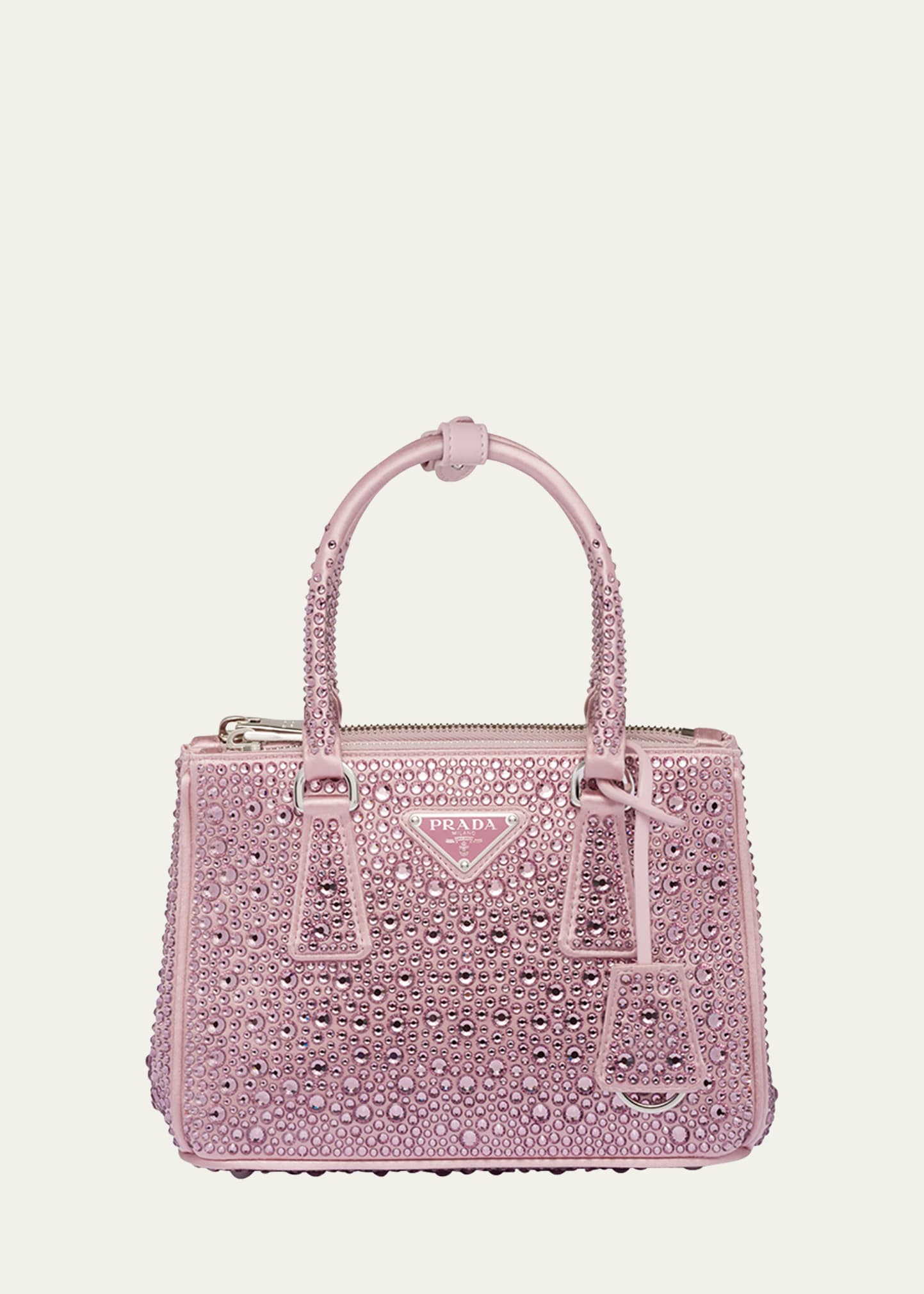 Prada Mini Galleria crystal-embellished Tote Bag - Farfetch