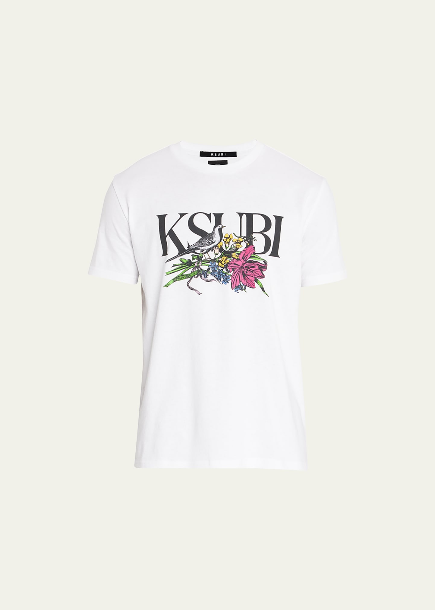 Men's Logo T-Shirt w/ Floral Details