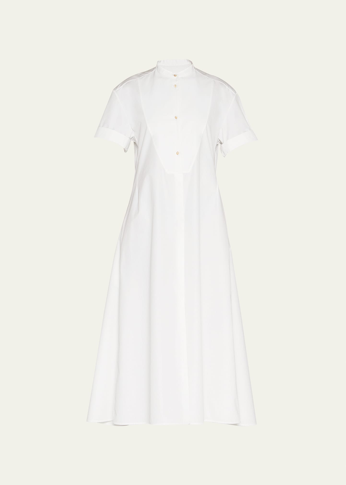 Poplin Maxi Shirtdress