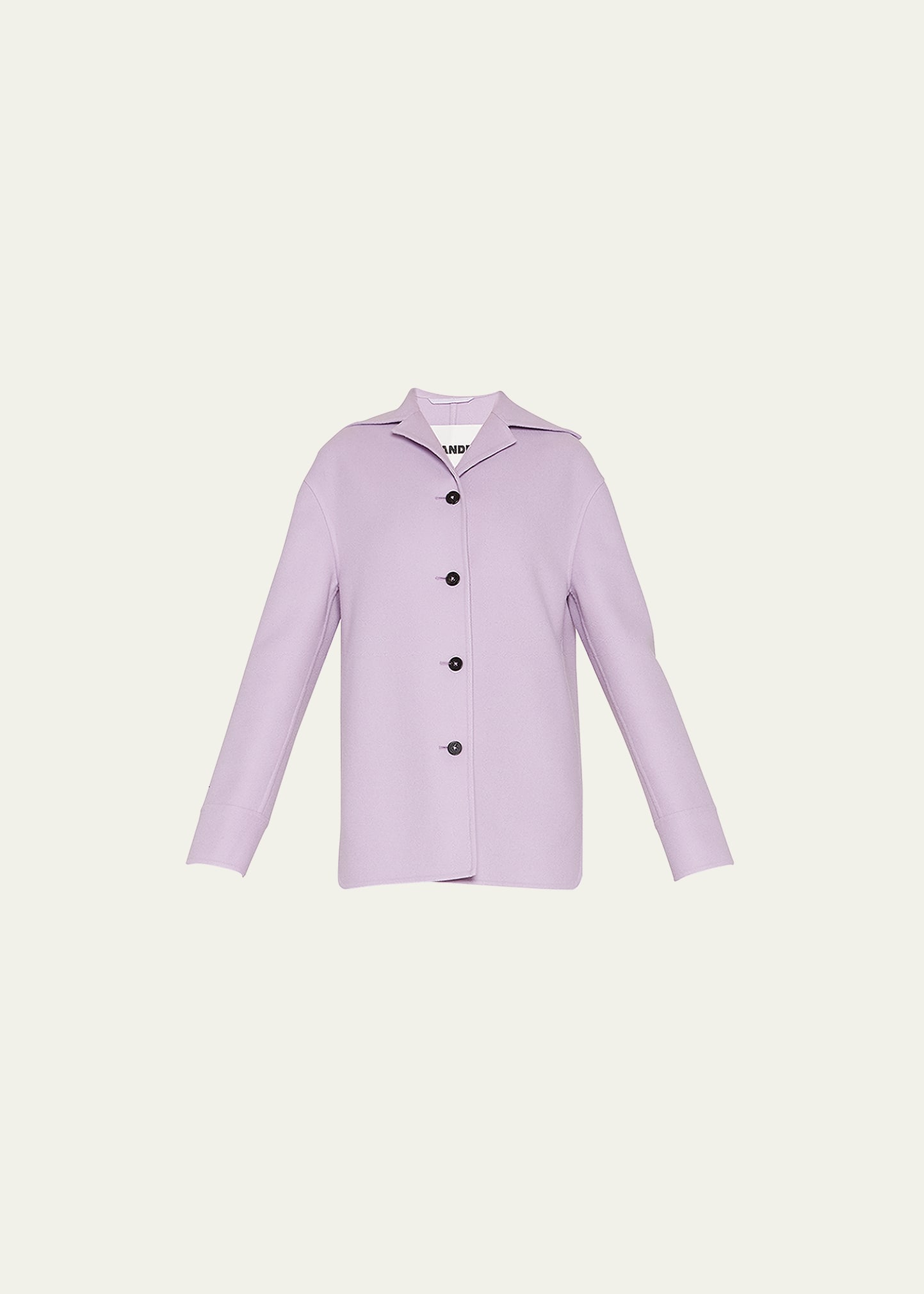 Jil Sander Relaxed-fit Cashmere Jacket In Wisteria