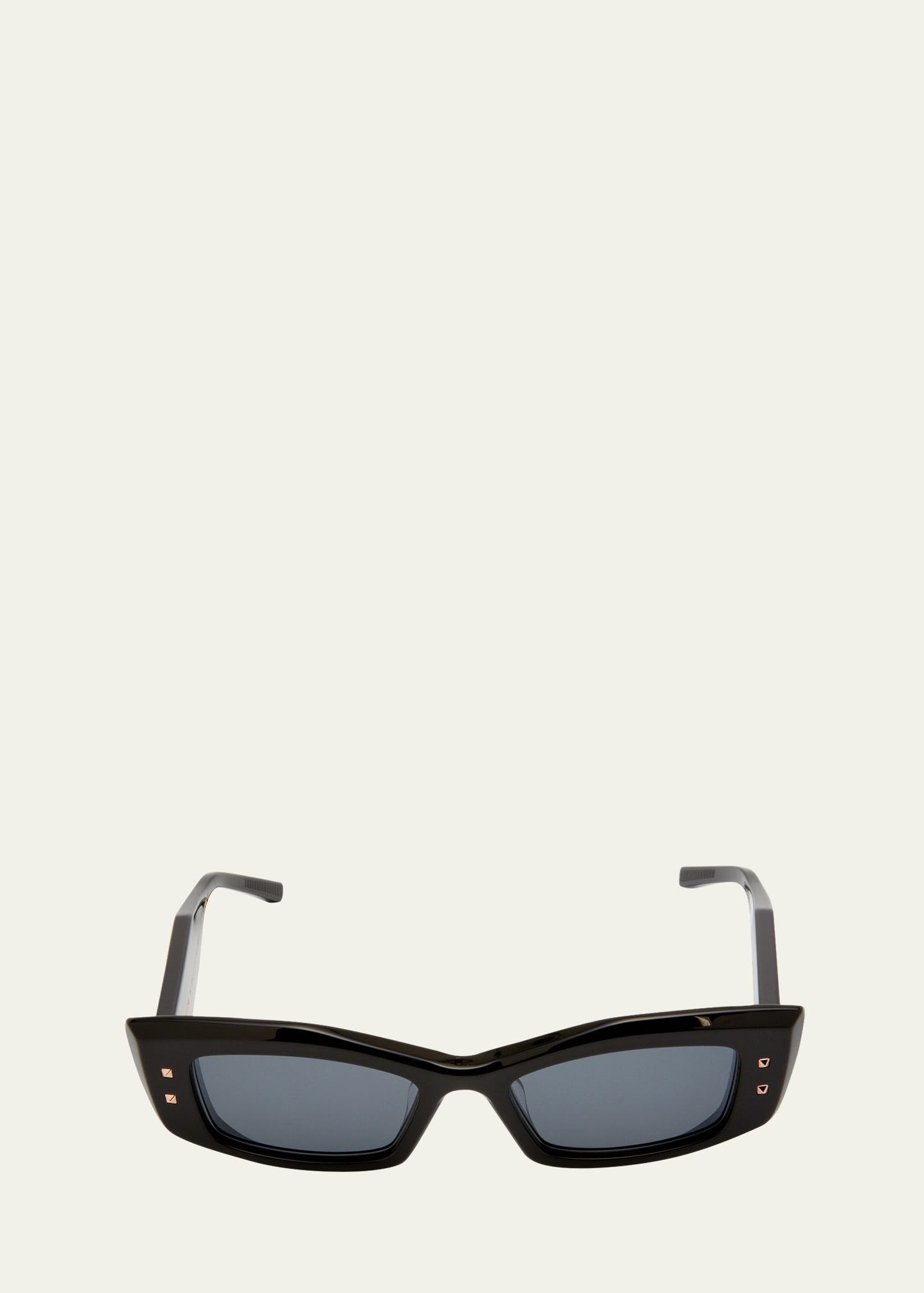 Quattro Acetate & Titanium Cat-Eye Sunglasses