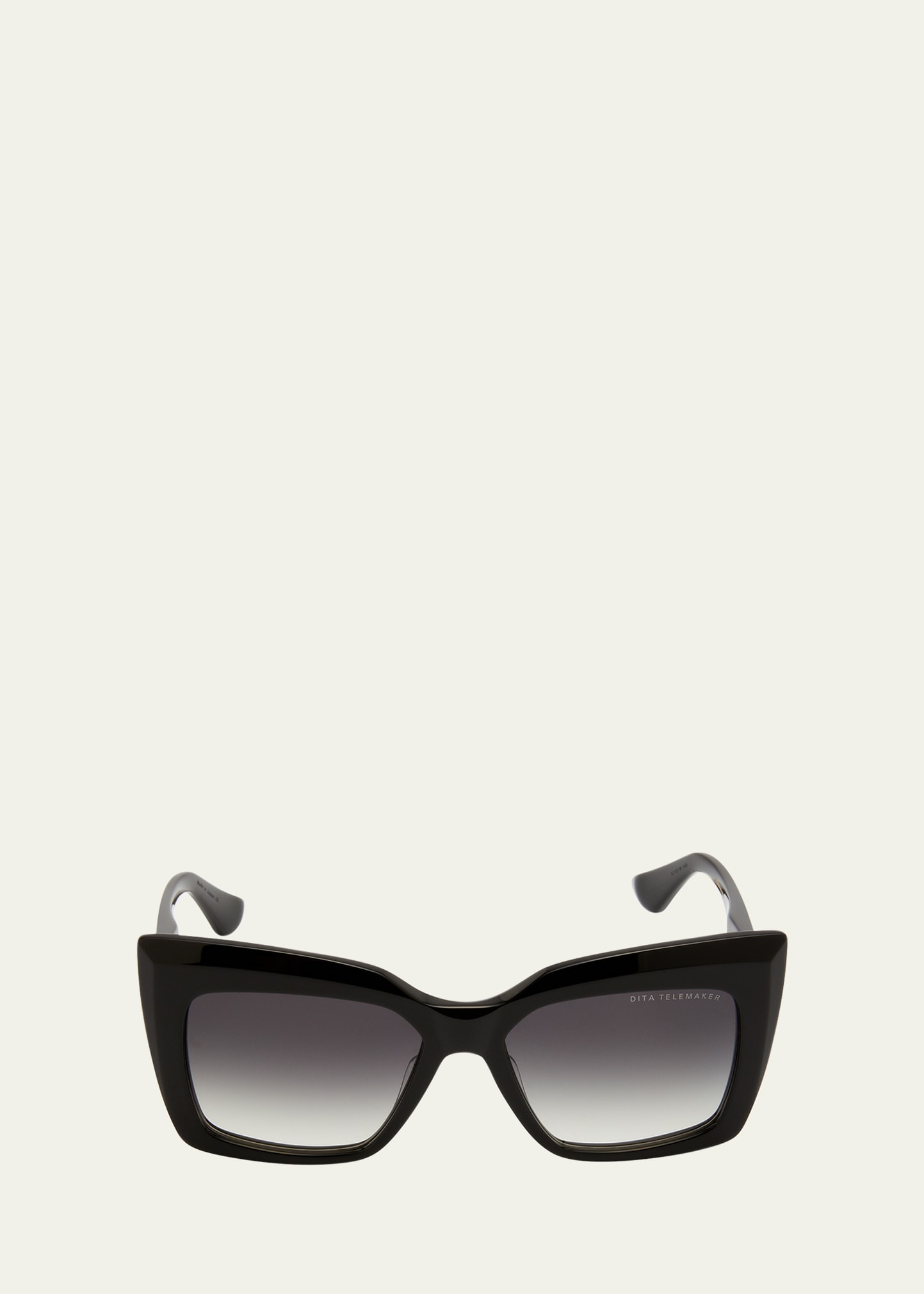 Dita Telemaker Acetate Cat-eye Sunglasses In Black