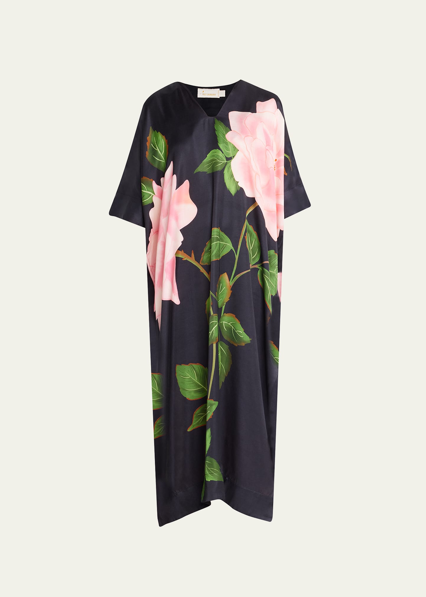 Rose Kaftan Coverup