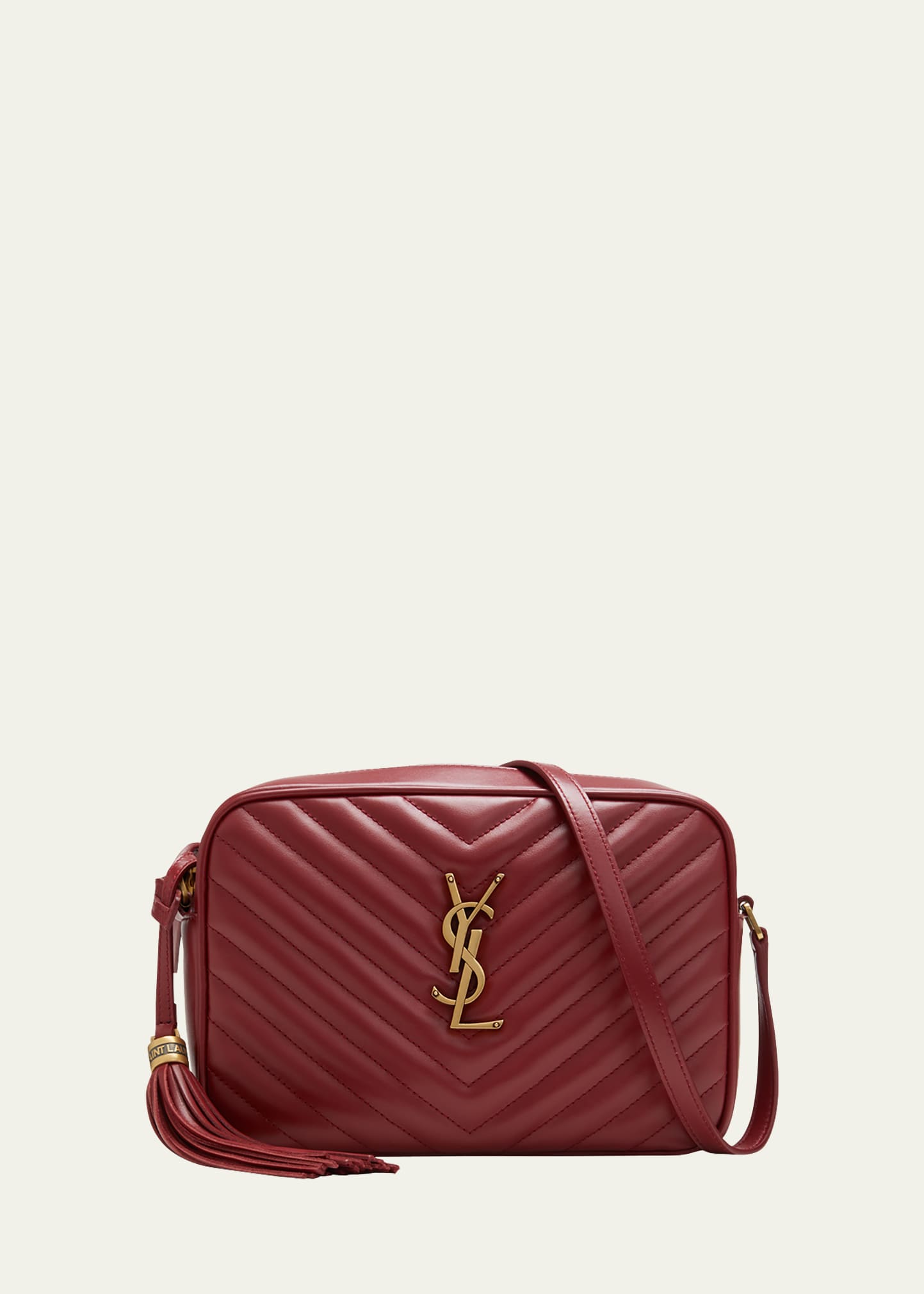 Saint Laurent Lou Medium YSL Quilted Camera Crossbody Bag