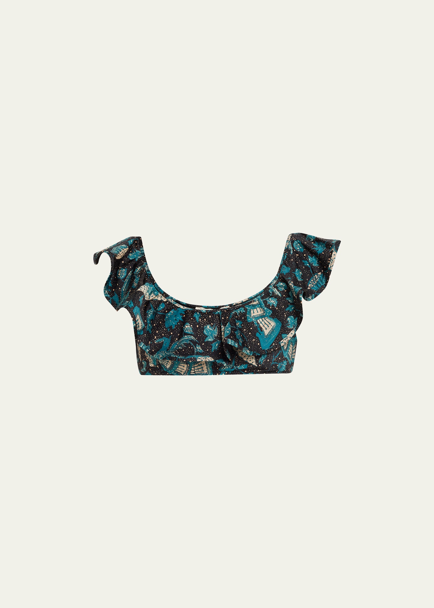 Midnight Jade Azores Bikini Top