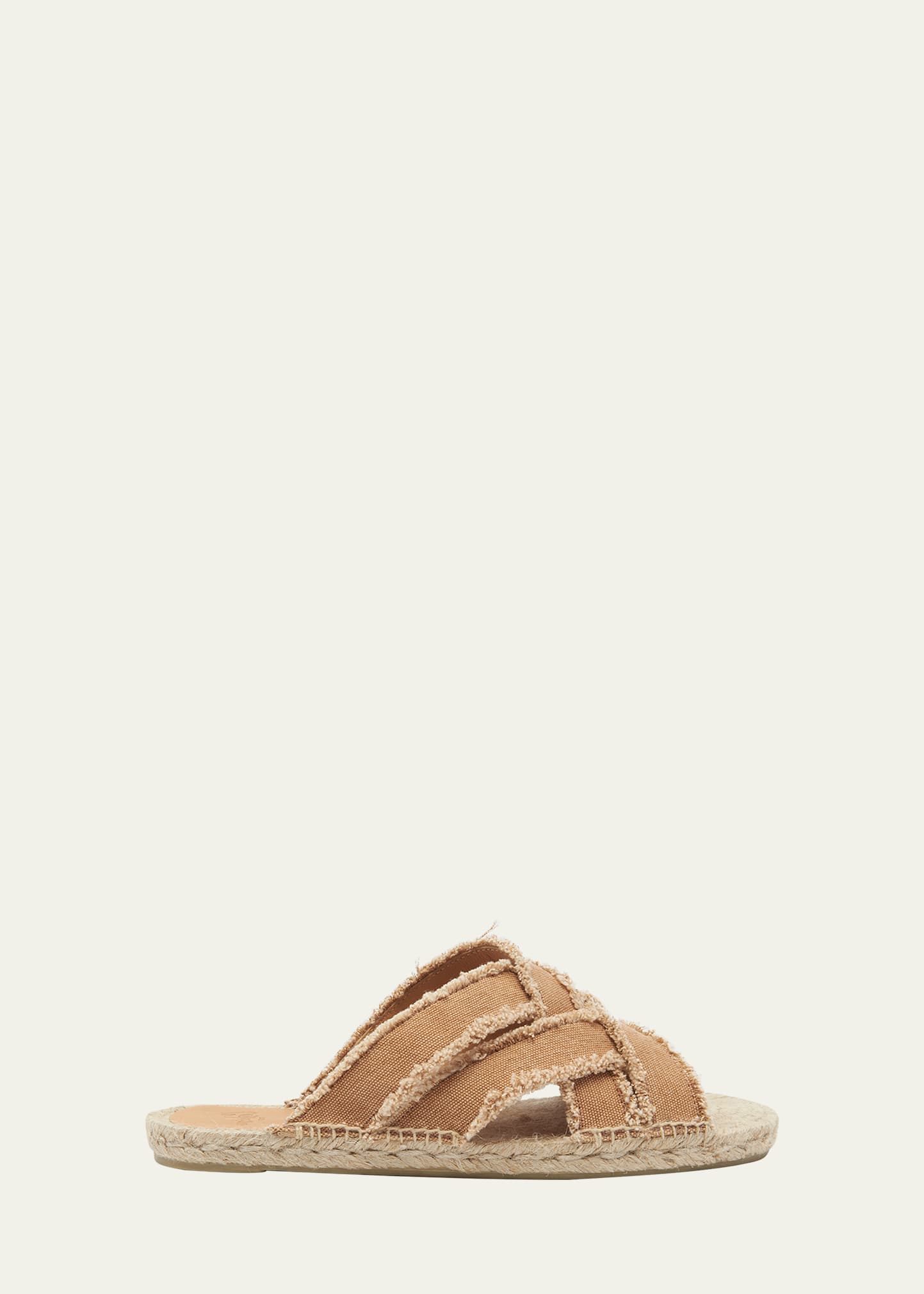 Pilita Frayed Flat Espadrille Sandals