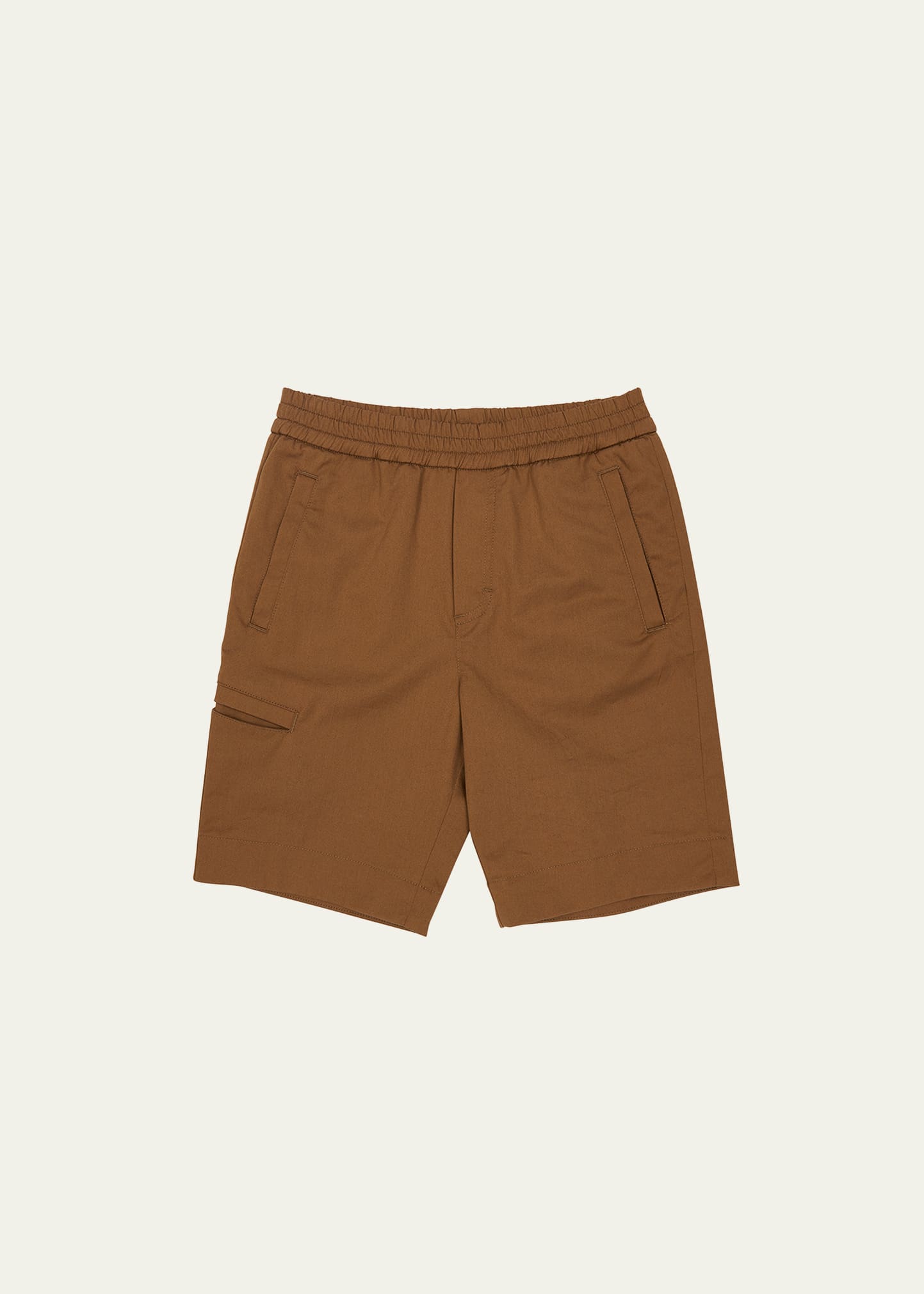 Boy's Logo Patch Bermuda Shorts, Size 8-14