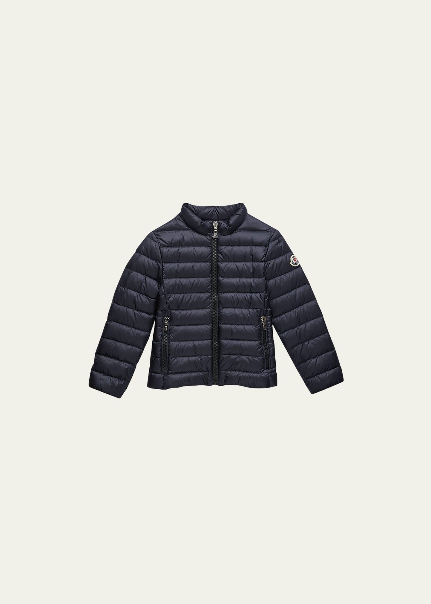 Moncler Kids' Kaukura Nylon Down Jacket In Dunkelblau