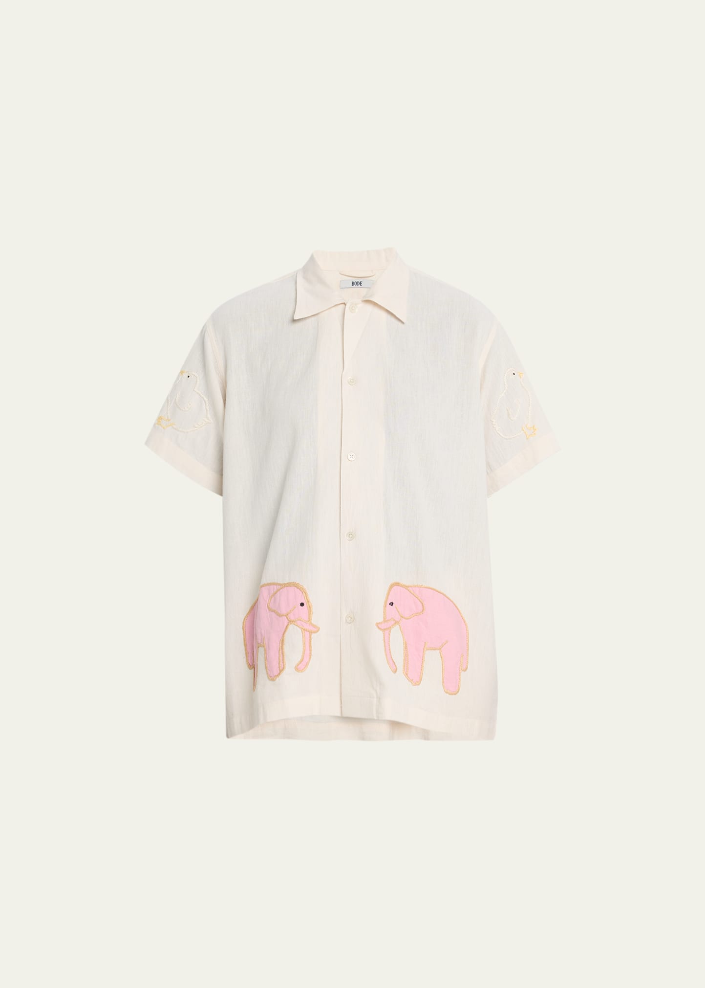 Tiny Zoo Applique Embroidered Shirt