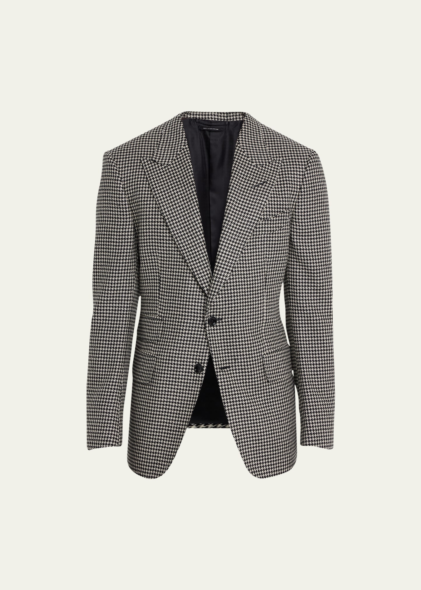 Tom Ford Graphic Pow Shelton Wool Blend Jacket In Combo Whit