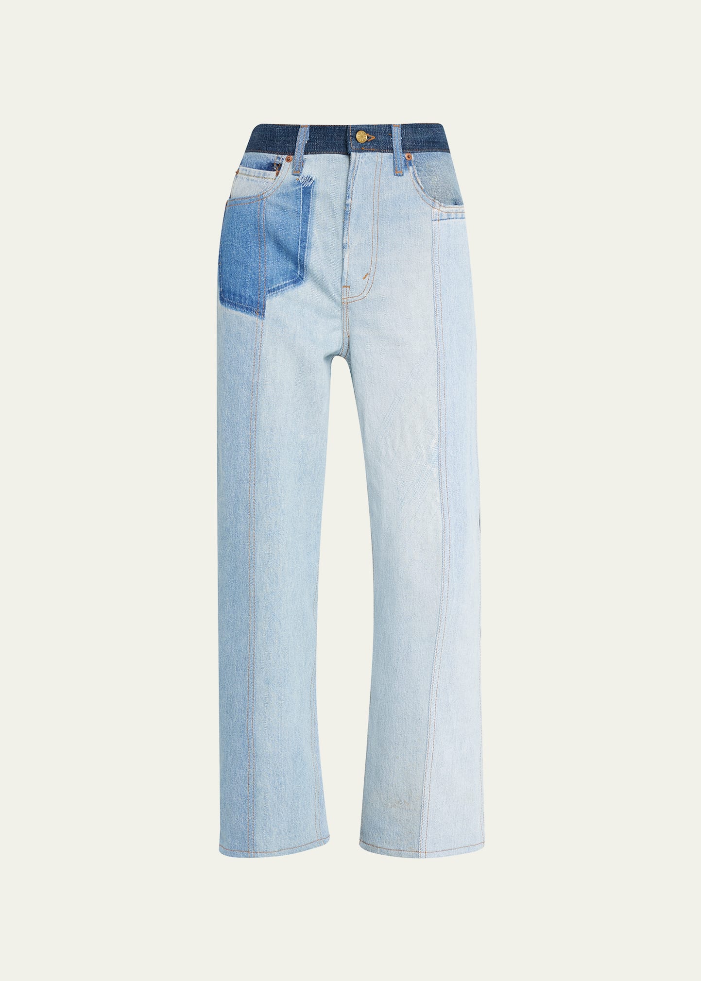 B Sides Plein Rework Jeans In Vintage Indigo
