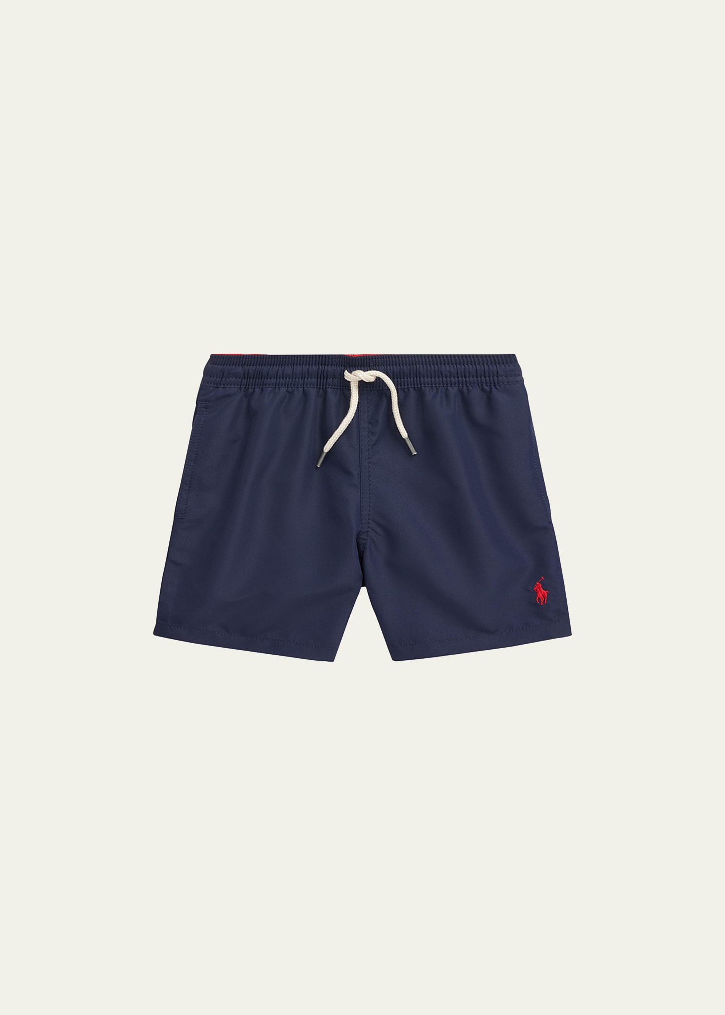 Polo Ralph Lauren Polo Pony Drawstring-waist Swim Shorts In Newport Navy
