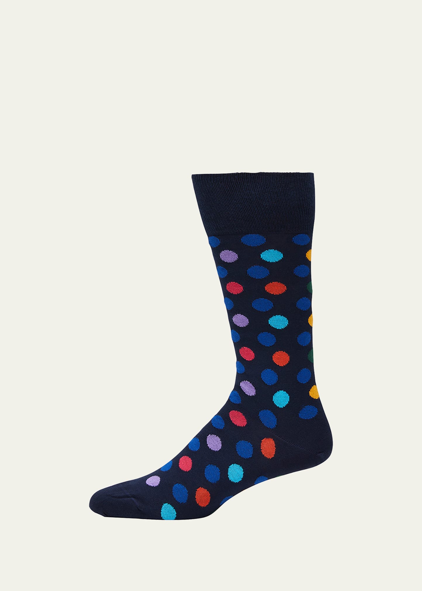 Men's Aegon Spot Polka Dot Crew Socks