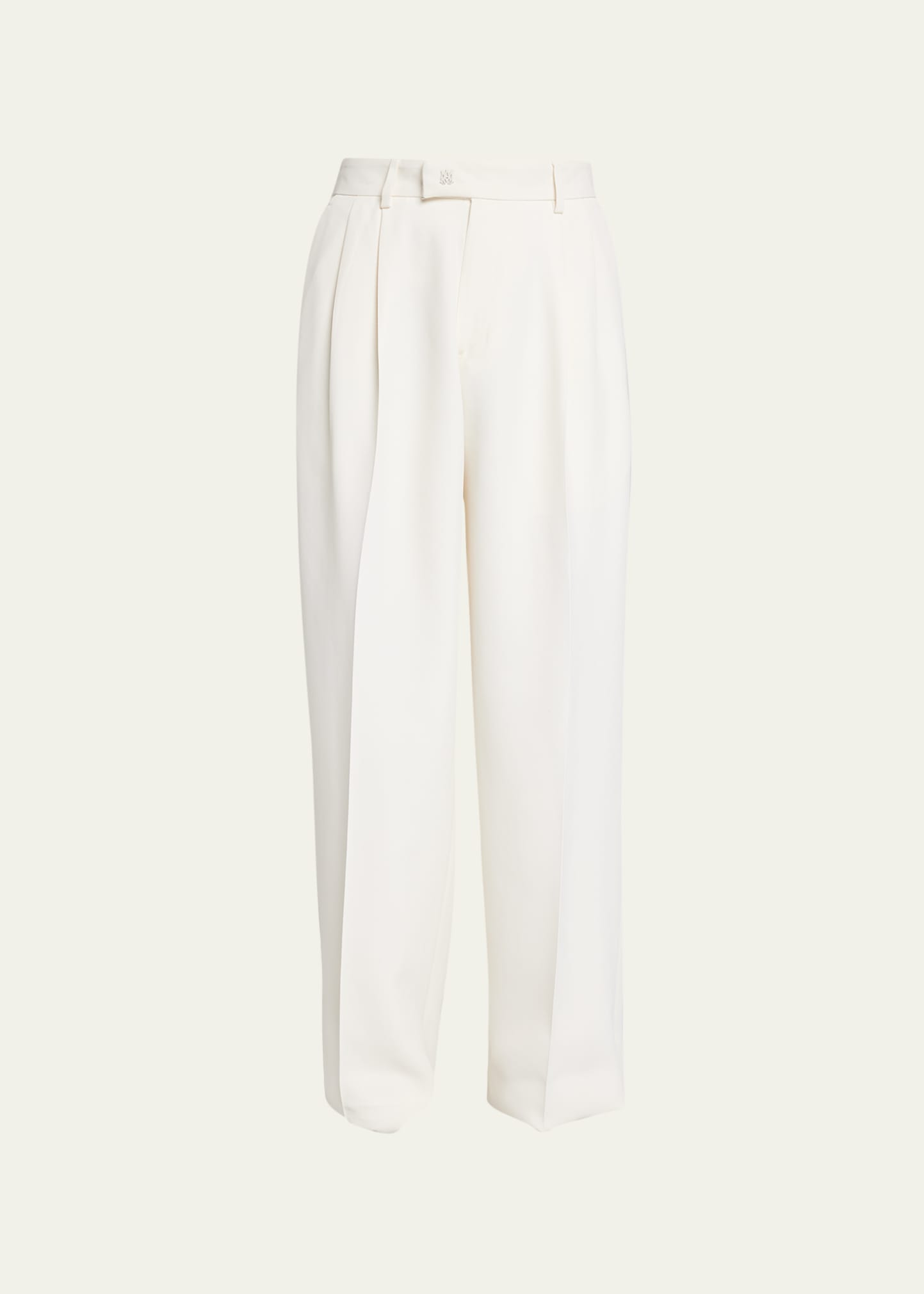 AMIRI MEN'S DOUBLE-PLEATED RELAXED TROUSERS