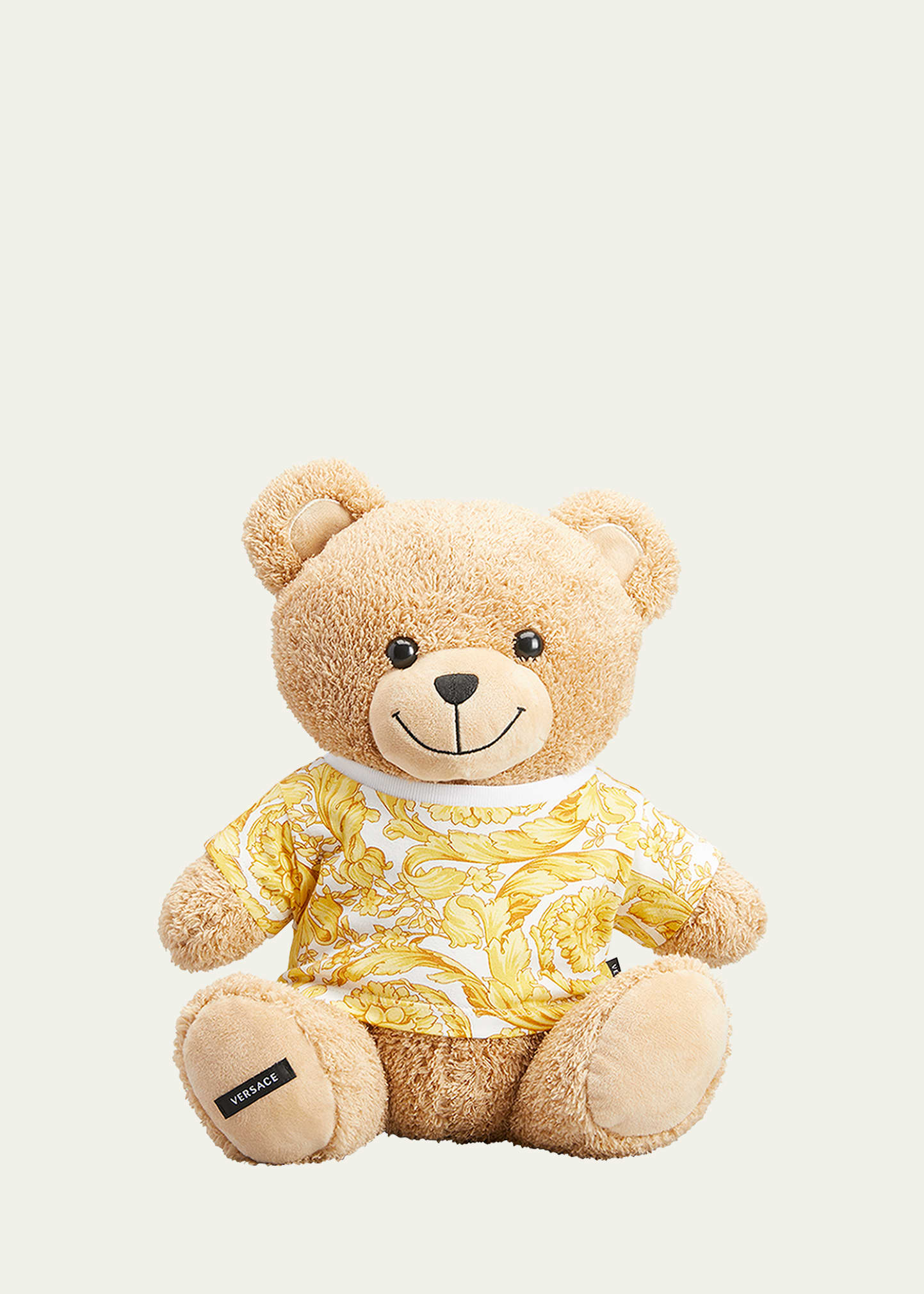 Kid's Plush Teddy W/ Barocco-Print T-Shirt