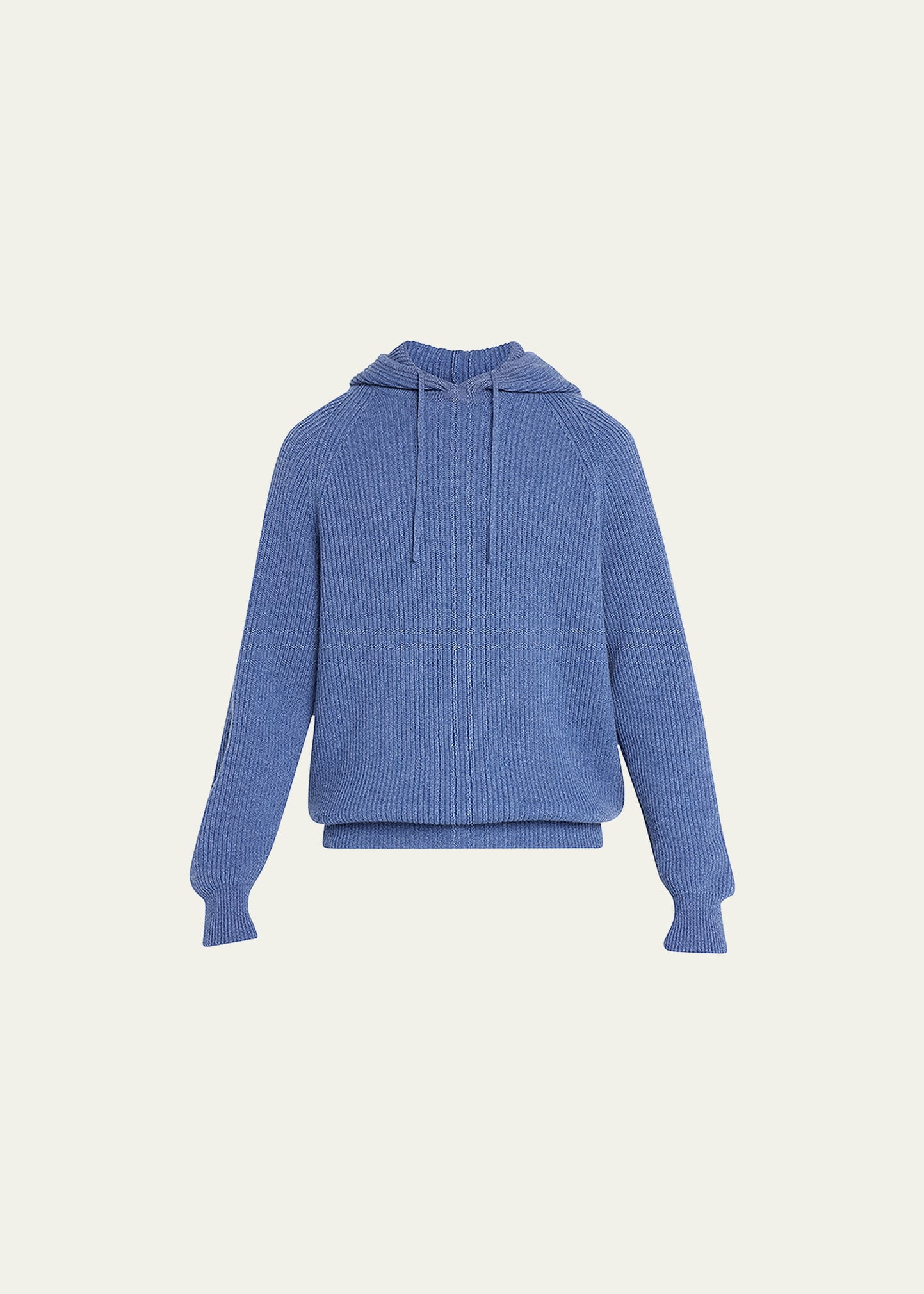 Men's 7GG Cashmere Rib Hoodie