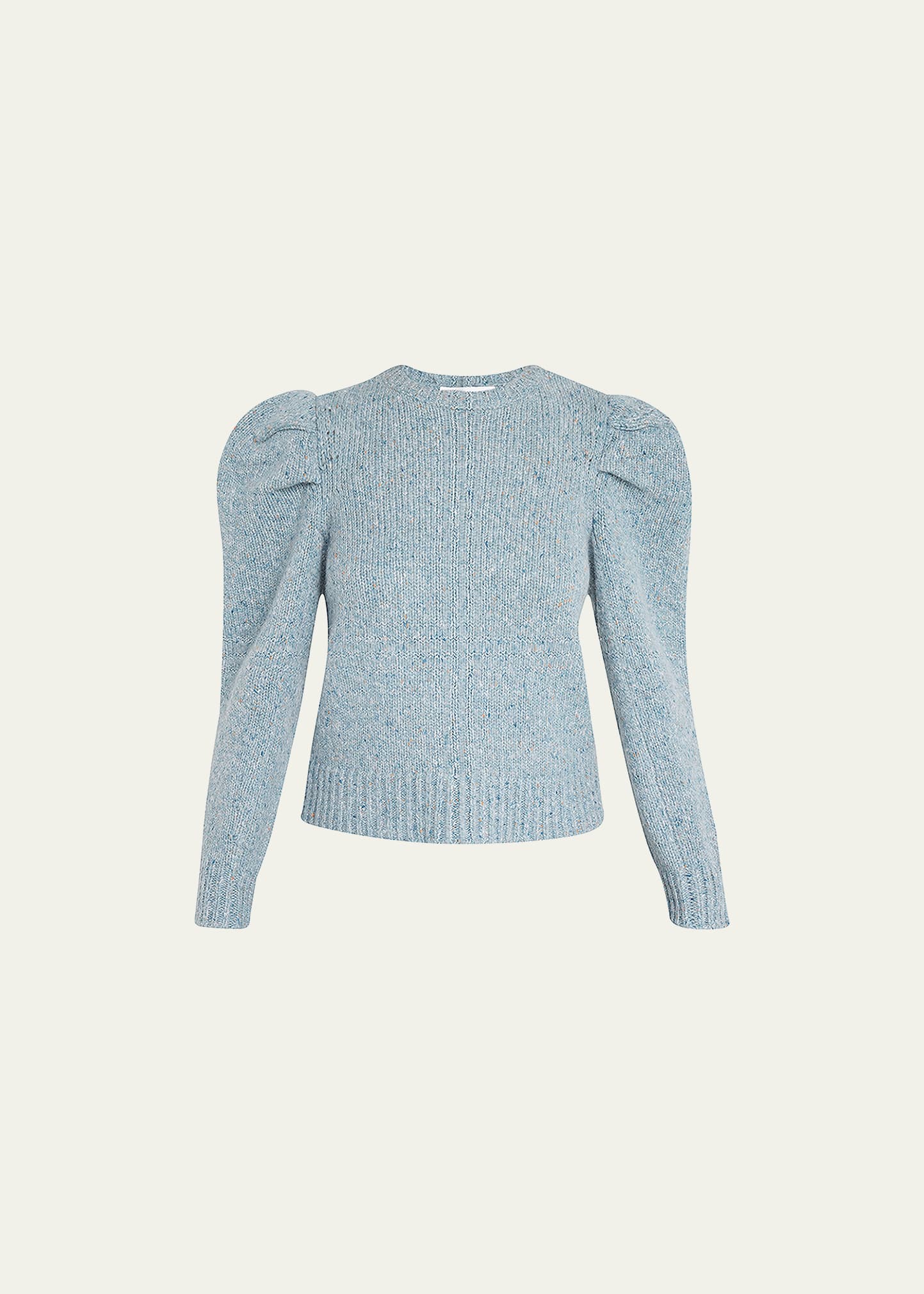 Pleated Sleeve Sweater