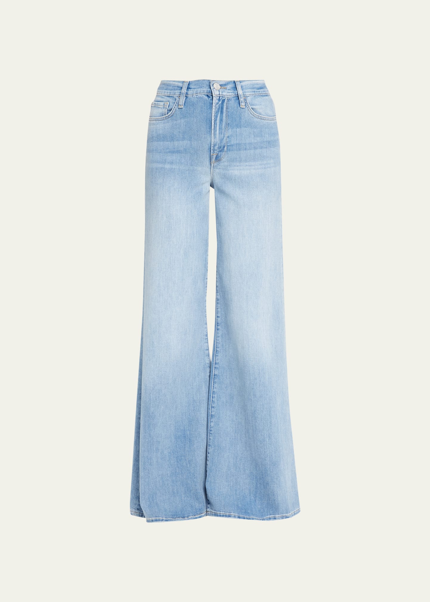 FRAME Le Palazzo High-Rise Wide Jeans