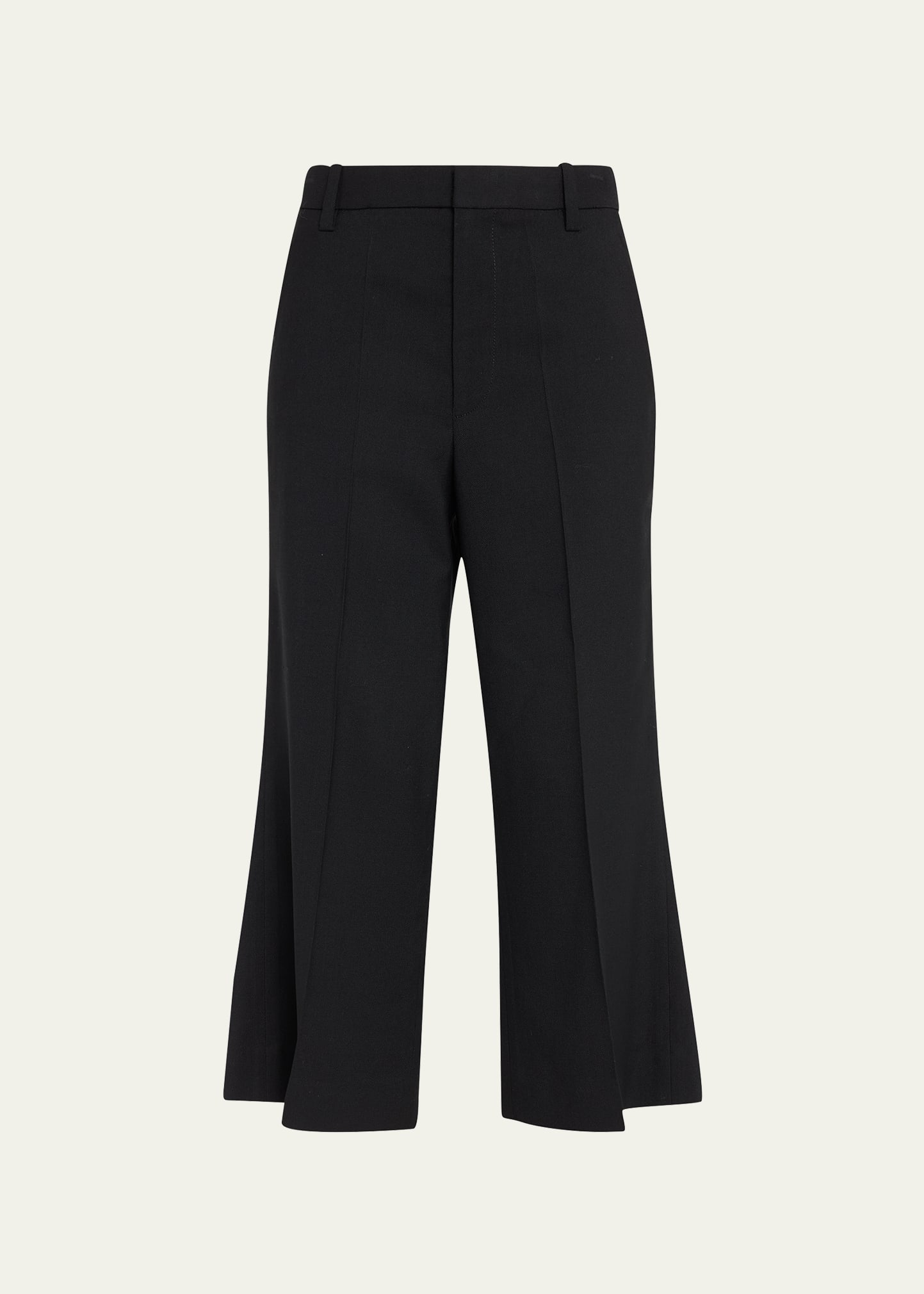 Marc Jacobs Abstract-Stitch Cropped Flare Trouser Pants