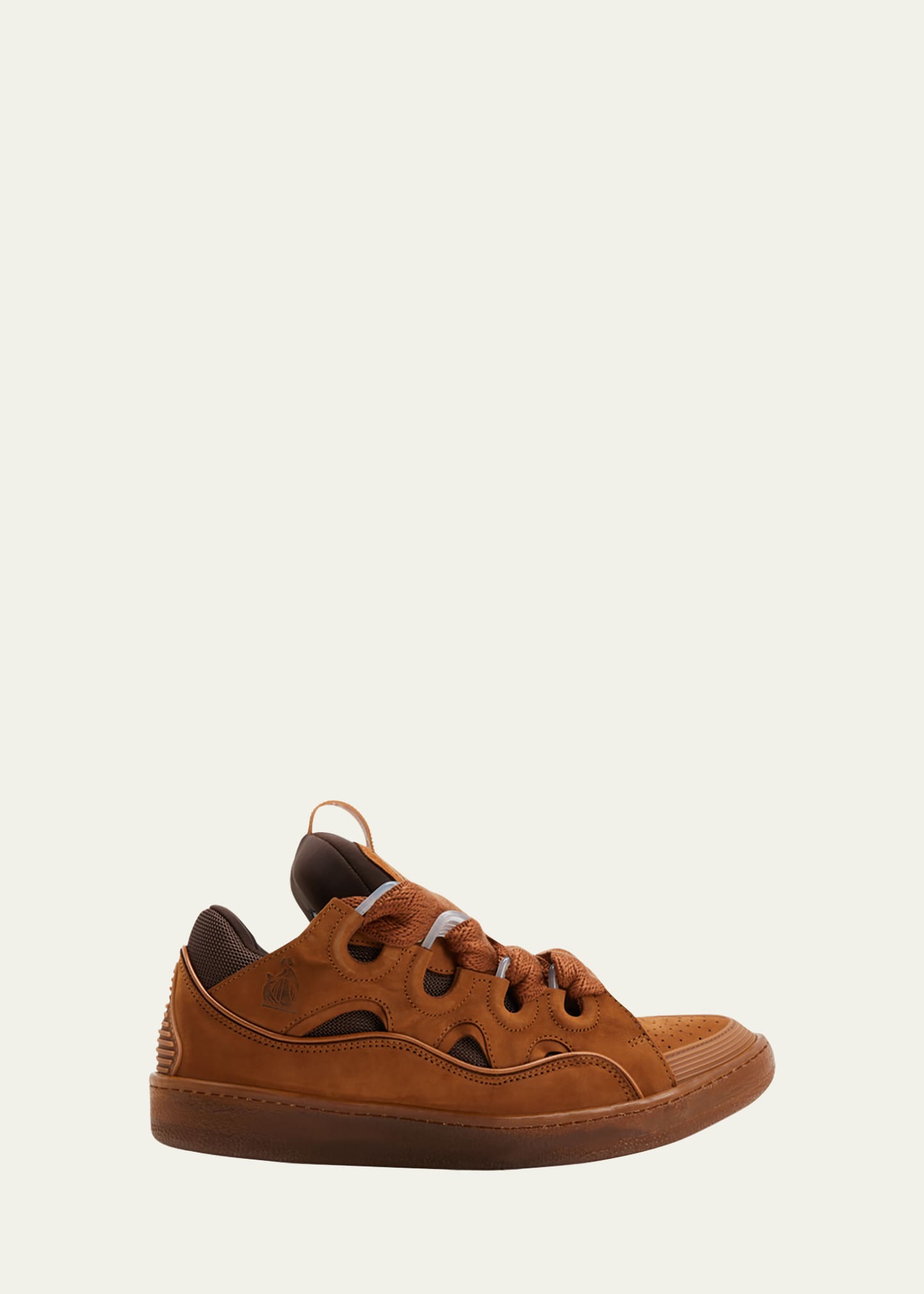 Men's Caged Suede Jumbo-Lace Sneakers
