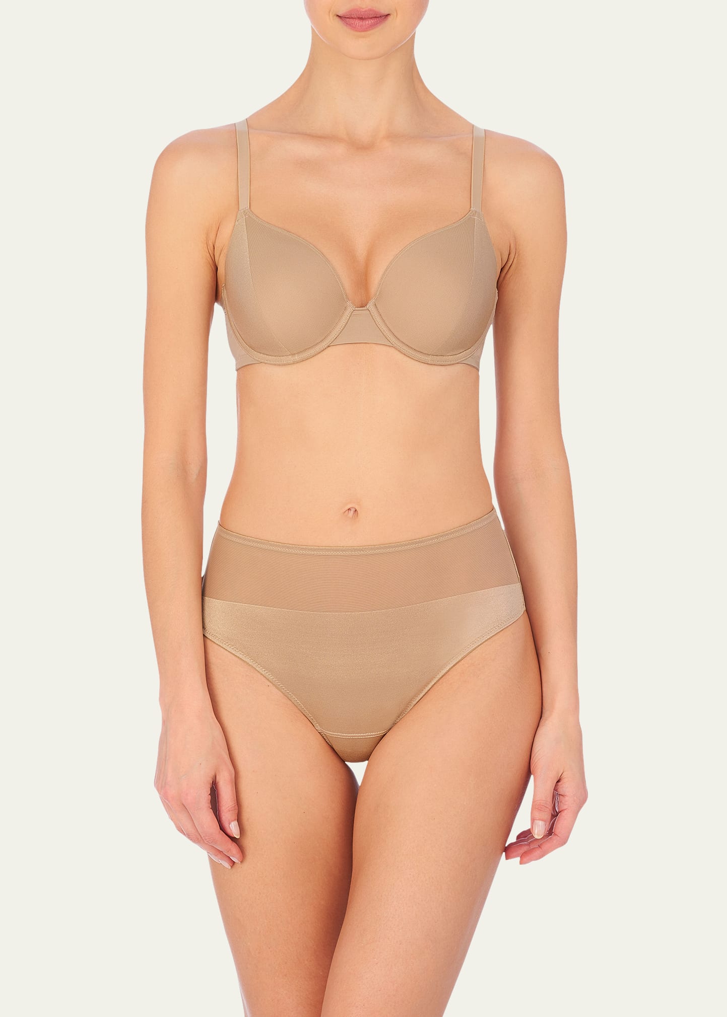 Natori Side Effect Contour Underwire T-shirt Everyday Bra (30ddd) Women's In Cafe