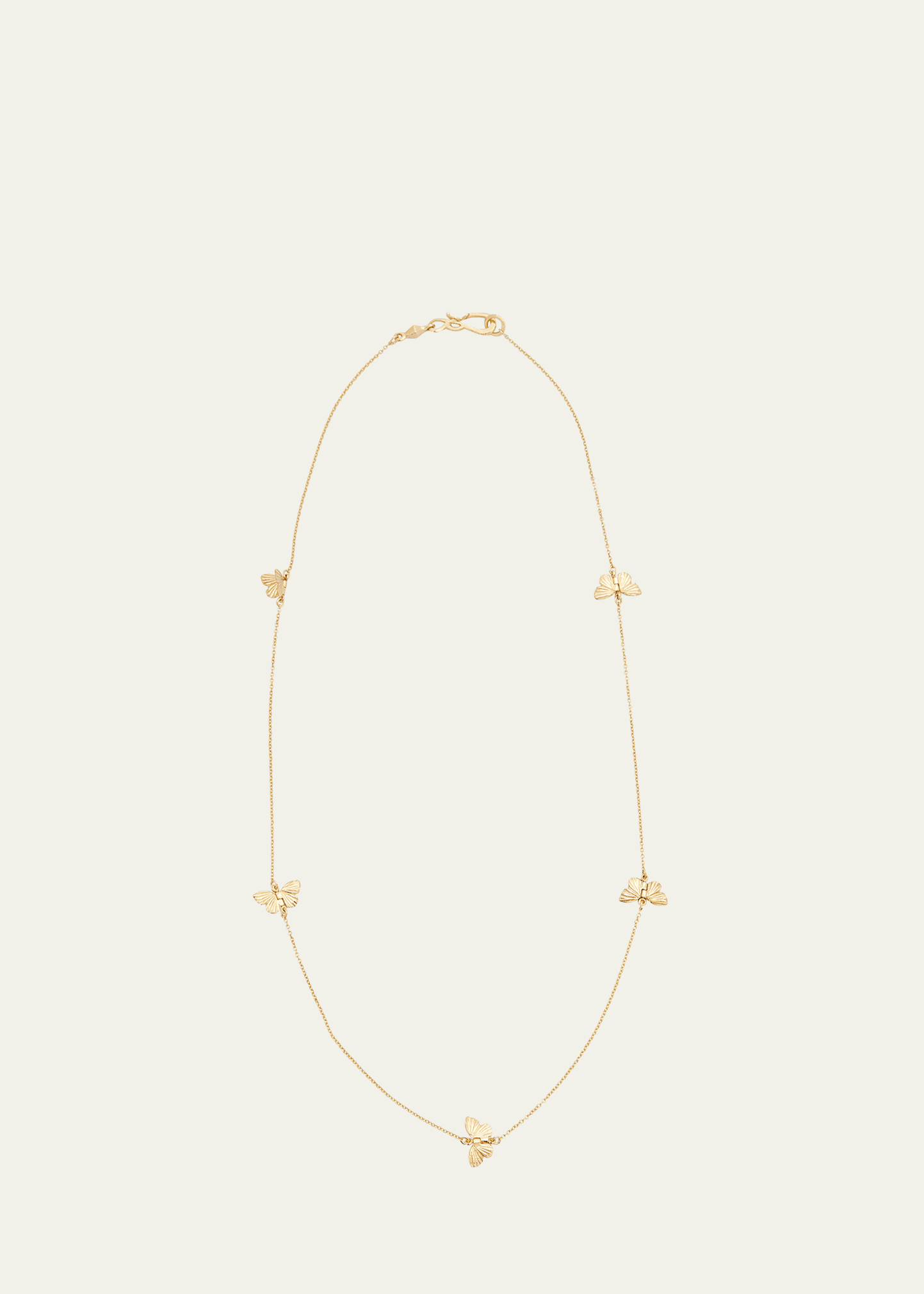 5 Migration Necklace With Solid 18k Yellow Gold