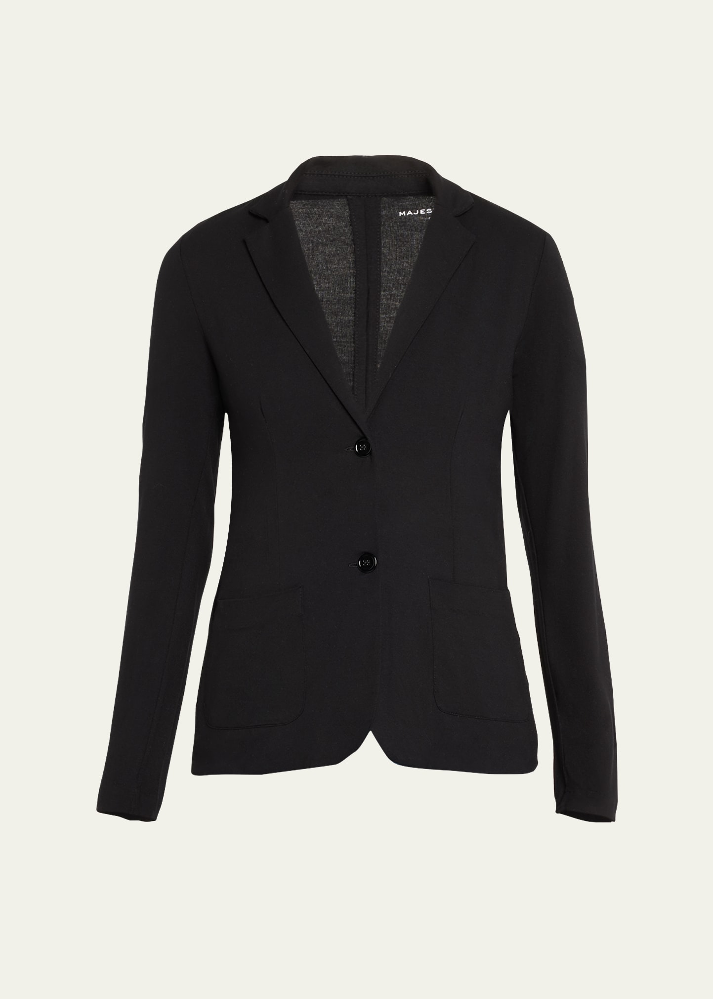 Soft Touch Two-Button Blazer