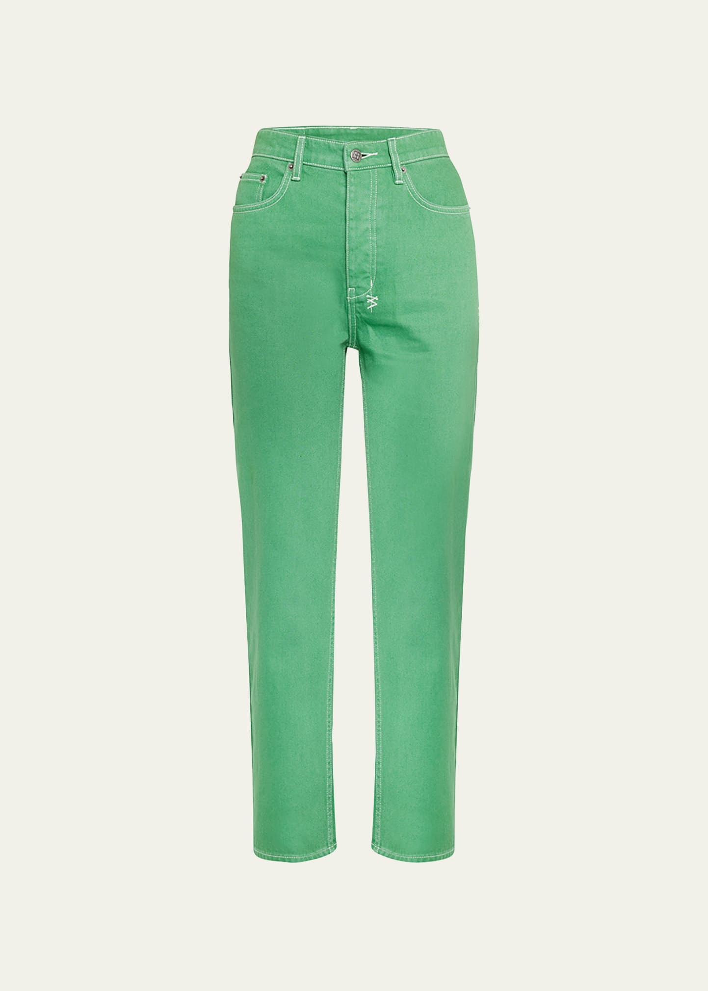 Brooklyn Mid-Rise Relaxed Straight Jeans