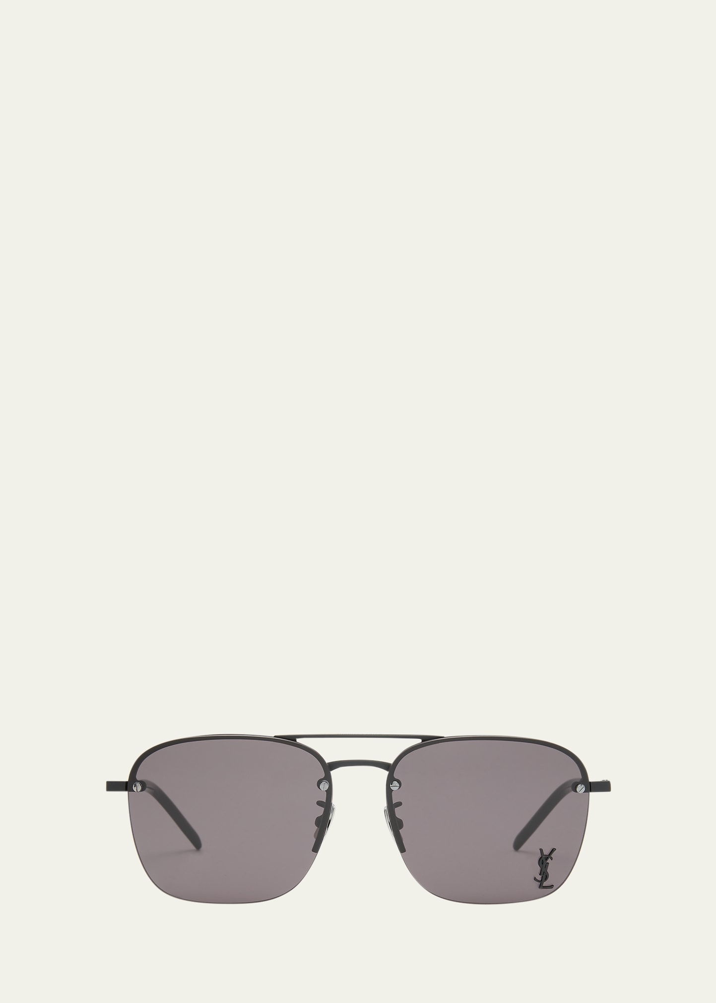 Saint Laurent Women's Mirror Sunglasses, Sl 312 M-006 In Semimatte Black