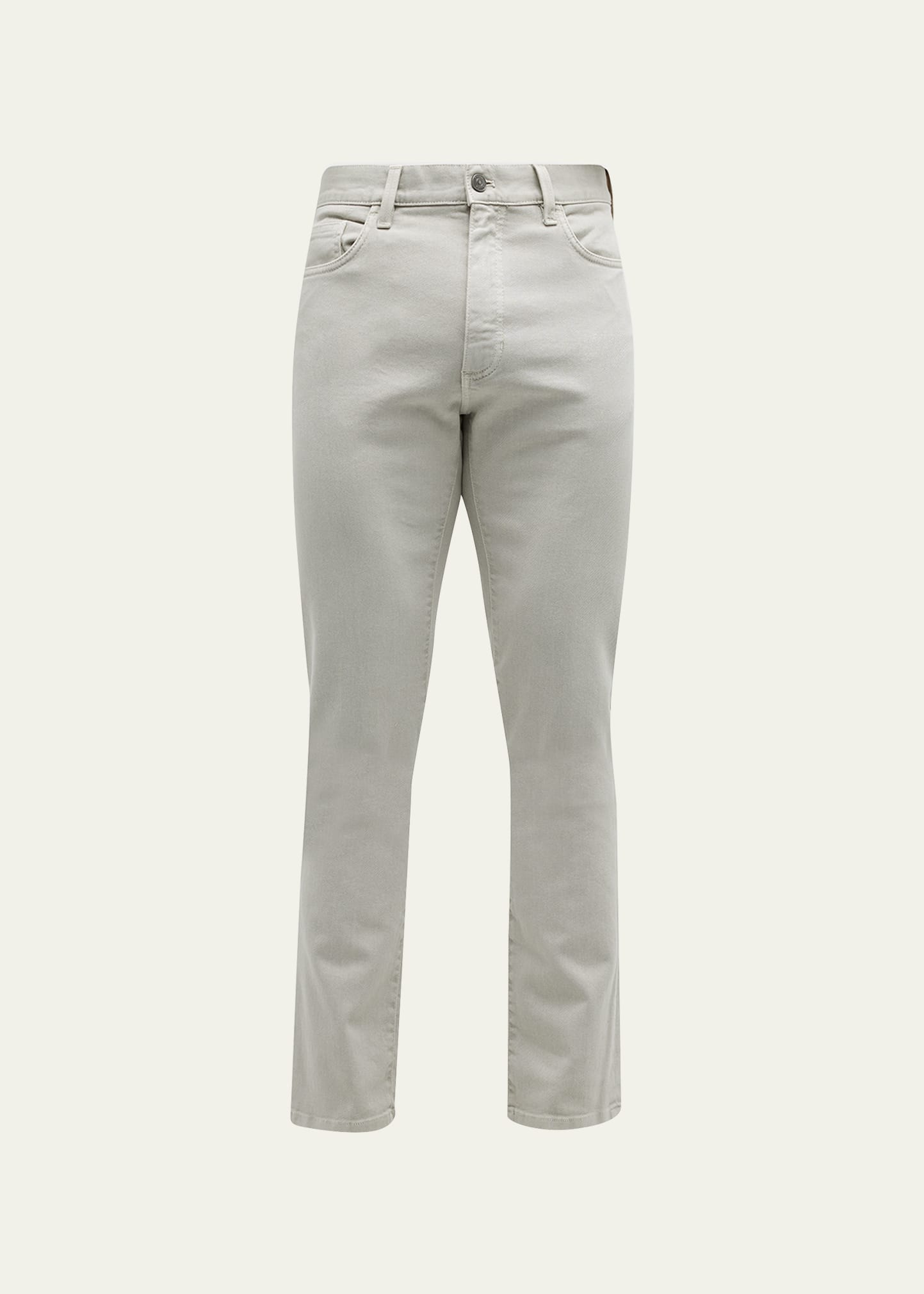 Zegna Straight-leg Jeans - Men's - Cotton/elastane In White