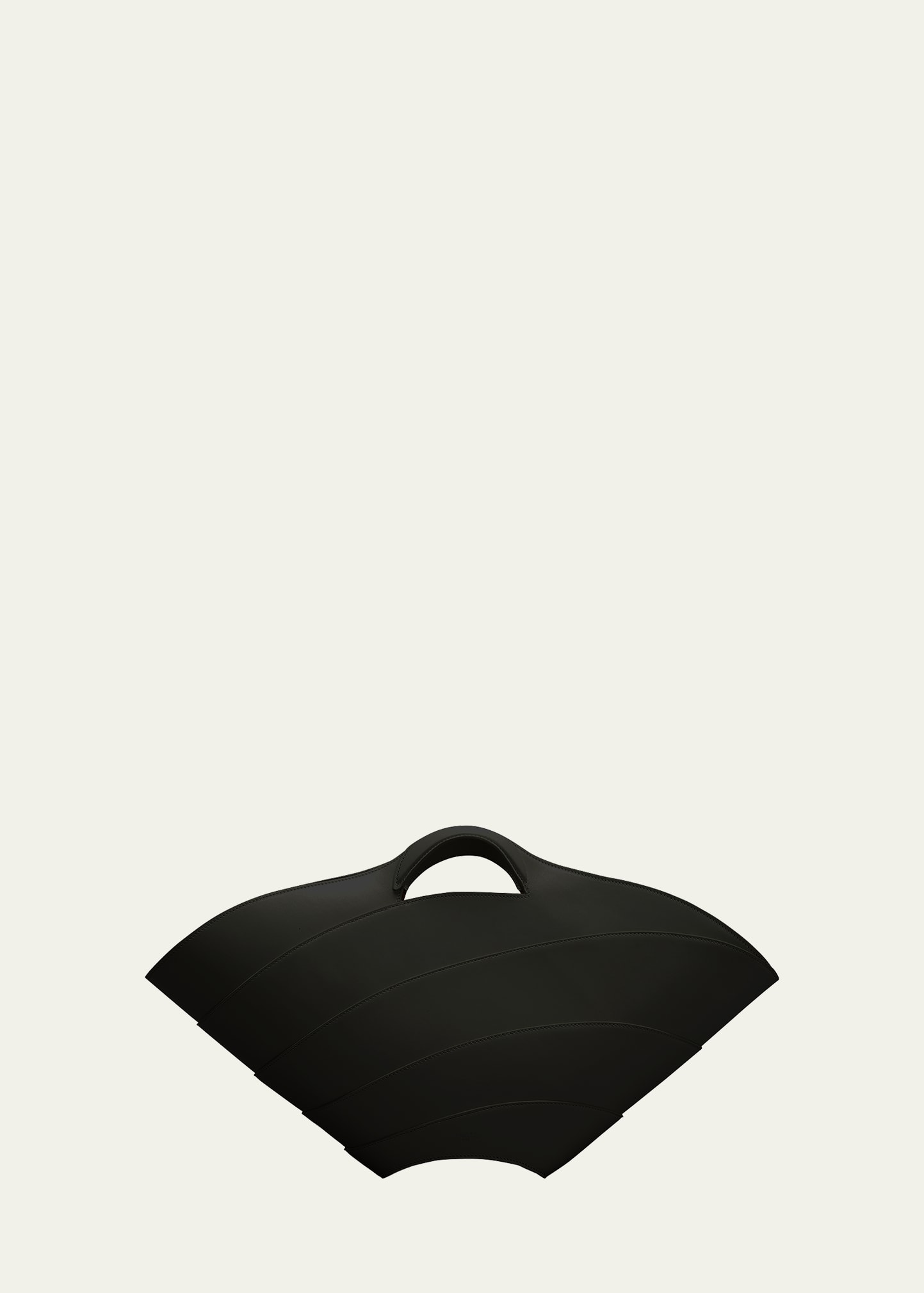 Alaïa Khaima Medium Leather Top-handle Bag In 999 - Noir