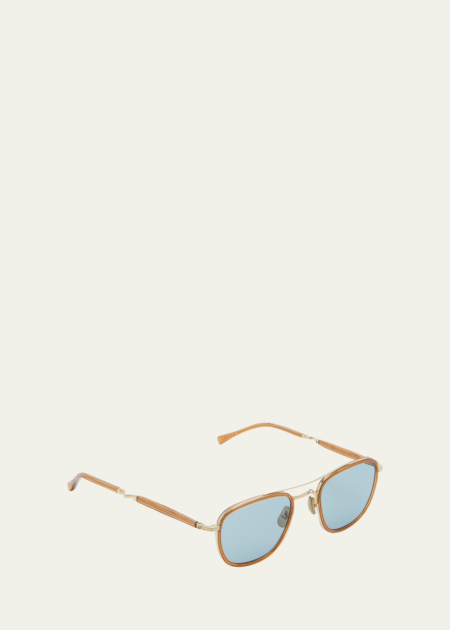 Men's Price S Double Bridge Aviator Sunglasses
