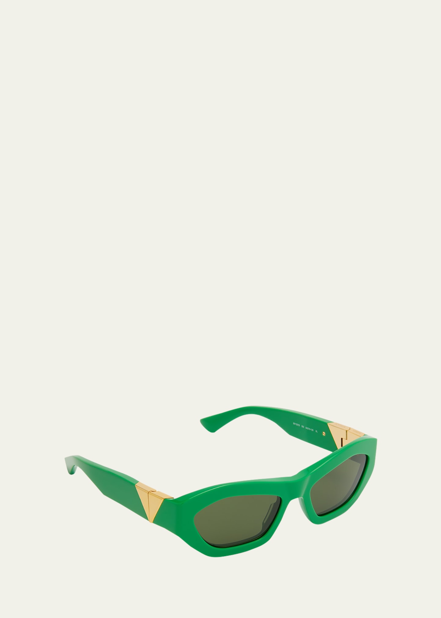 Bottega Veneta 51mm Rectangular Sunglasses In 003 Shiny Solid B