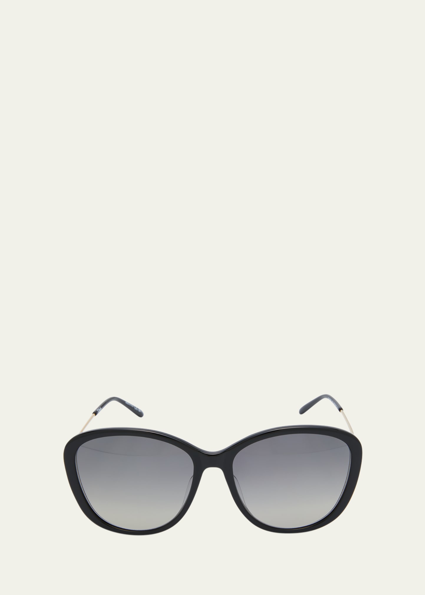 Chloé Gradient Round Acetate Sunglasses In Brown