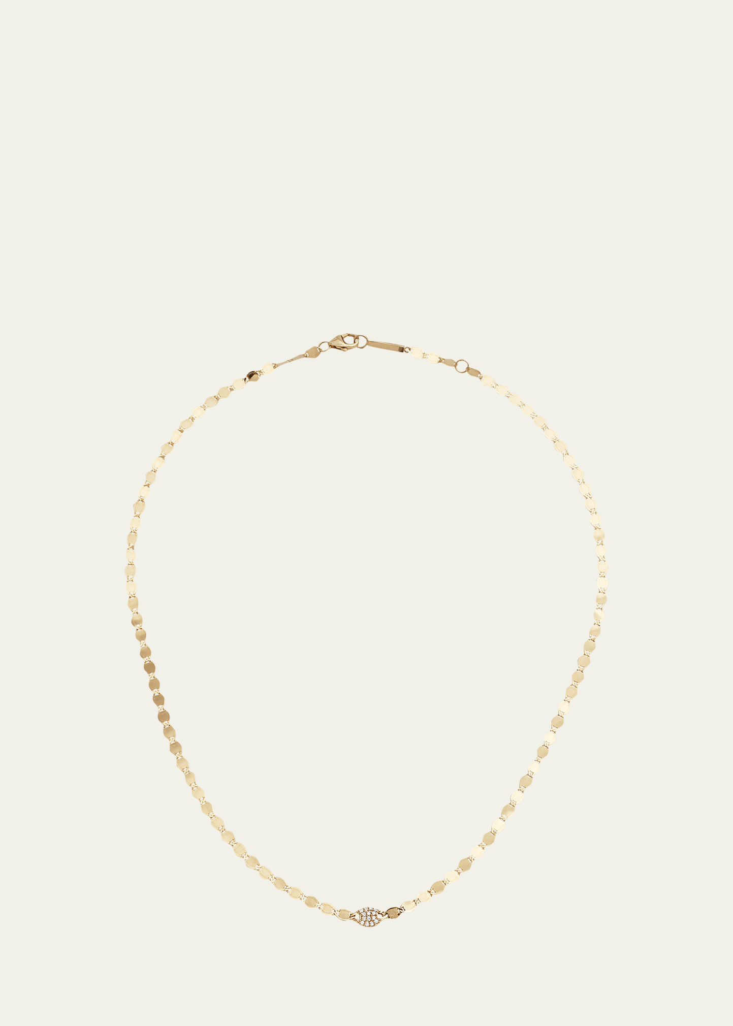 Lana 14k Gold Diamond Disc Necklace In Yellow Gold