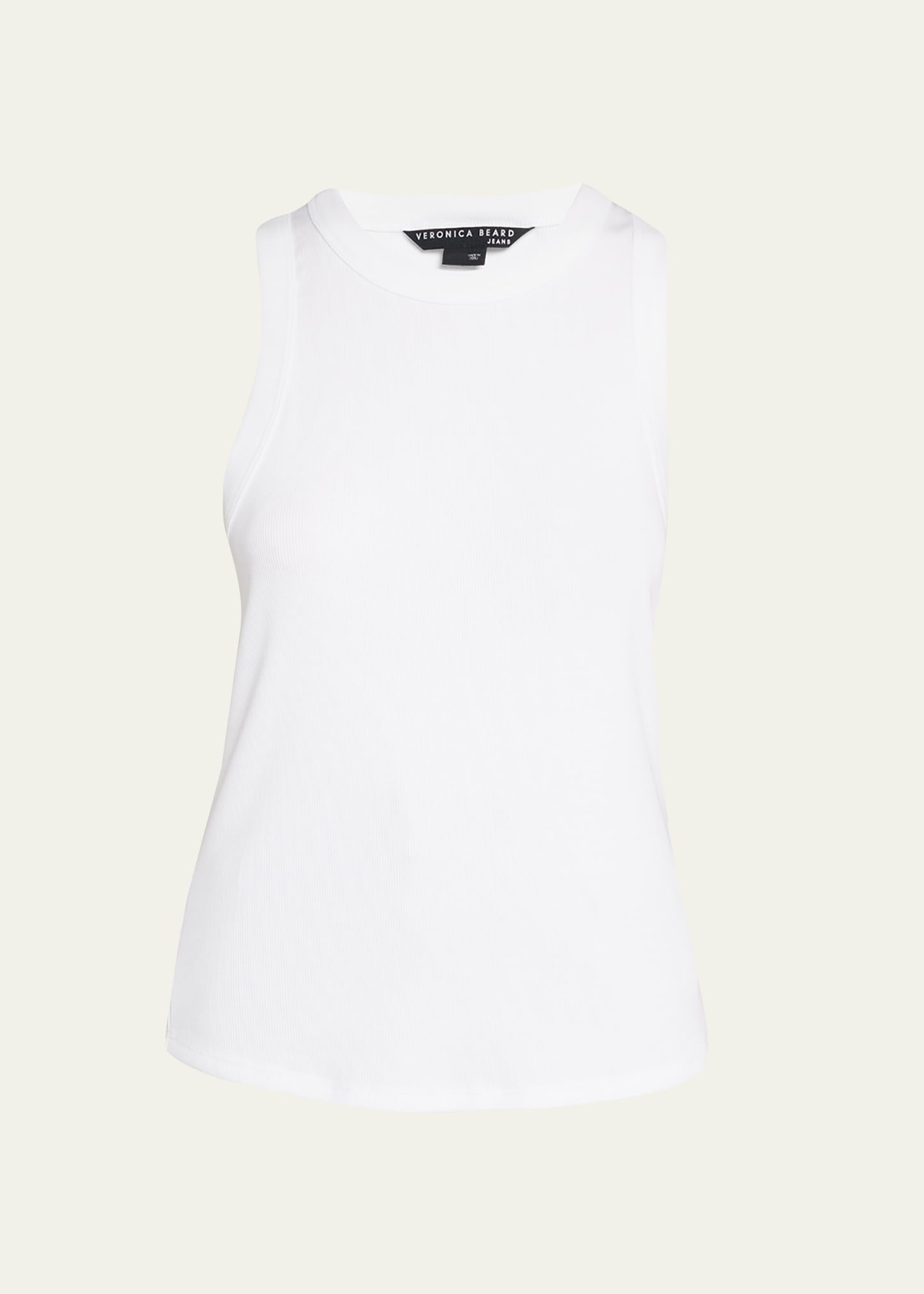 Veronica Beard Jordyn Cotton-blend Tank Top In White