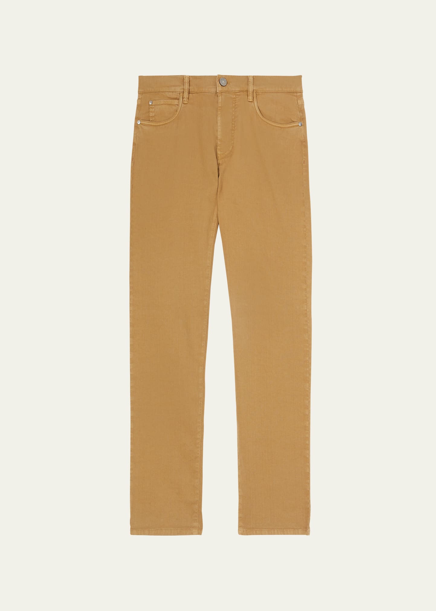 Loro Piana Men's Quarona Linen-cotton 5-pocket Pants In E05q Desert Mist