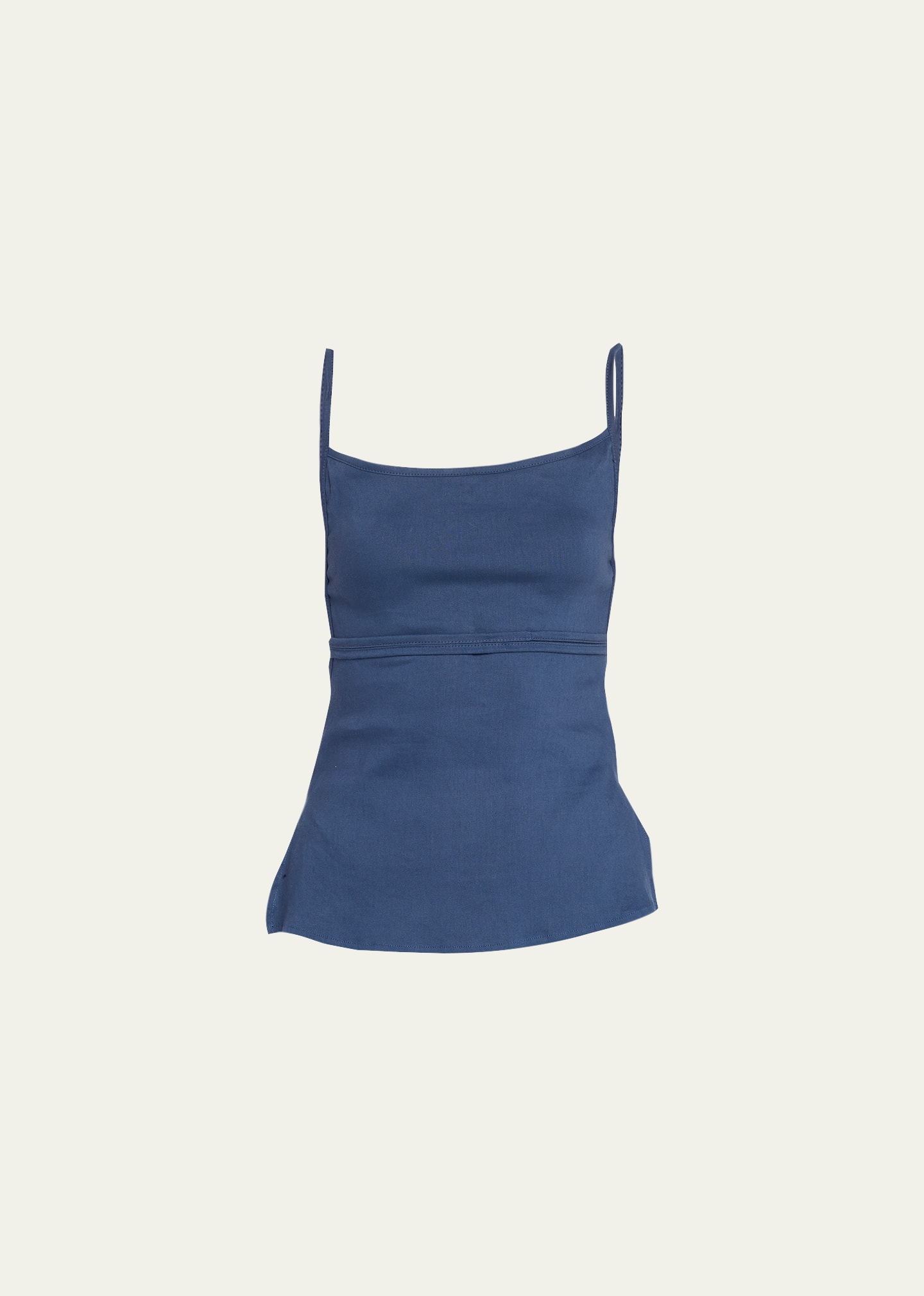 Shop Anemos The K. M. Tie Wrap Top In Navy