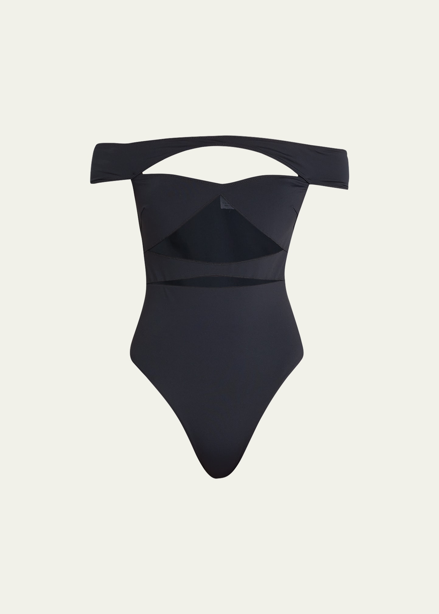 FISCH Lucretia Off-Shoulder One-Piece Swimsuit