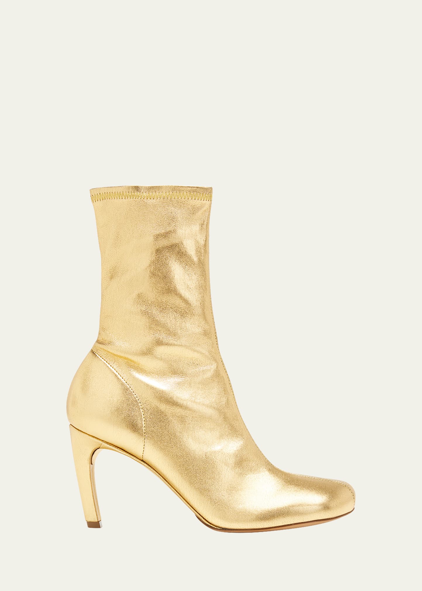 Dries van noten gold boots hotsell