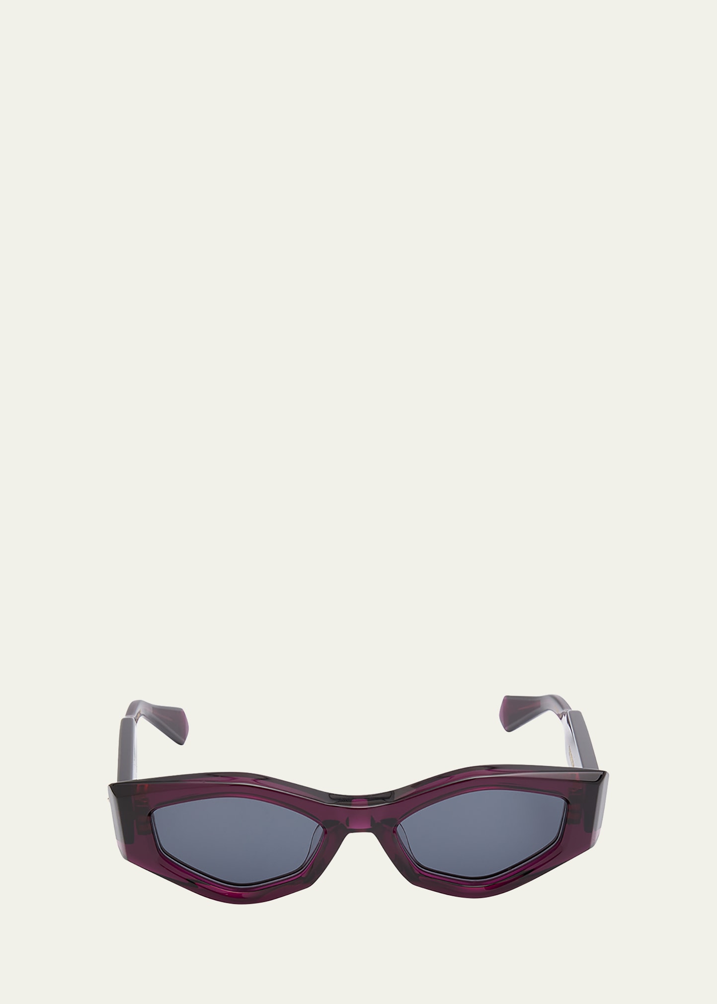 Tre Acetate & Titanium Cat-Eye Sunglasses